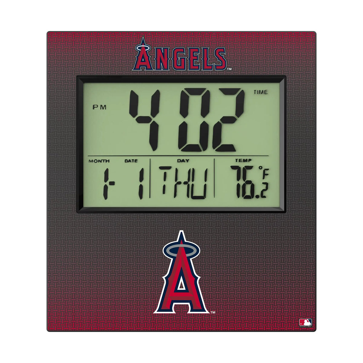 Los Angeles Angels Linen Wall Clock