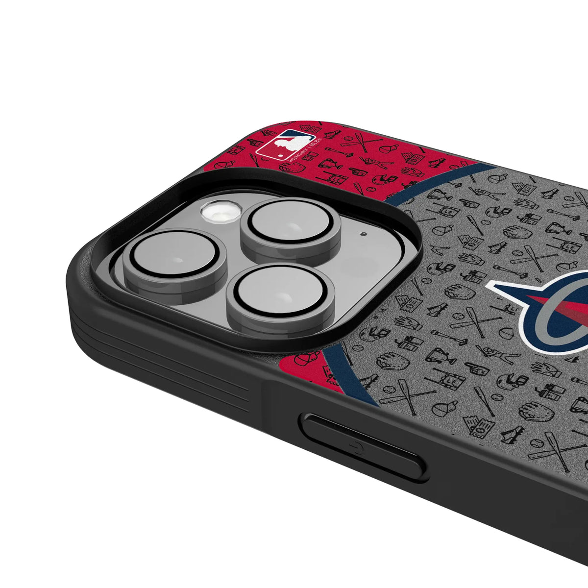 Los Angeles Angels Personalized Circle iPhone Bump Phone Case for Apple iPhone - Detail