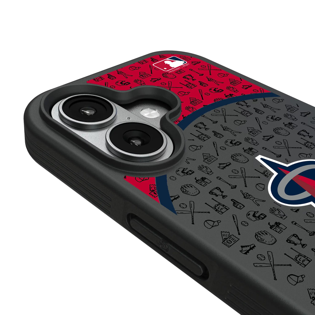 Los Angeles Angels Personalized Circle iPhone Bump Phone Case for Apple iPhone - Detail#Device_iPhone 17