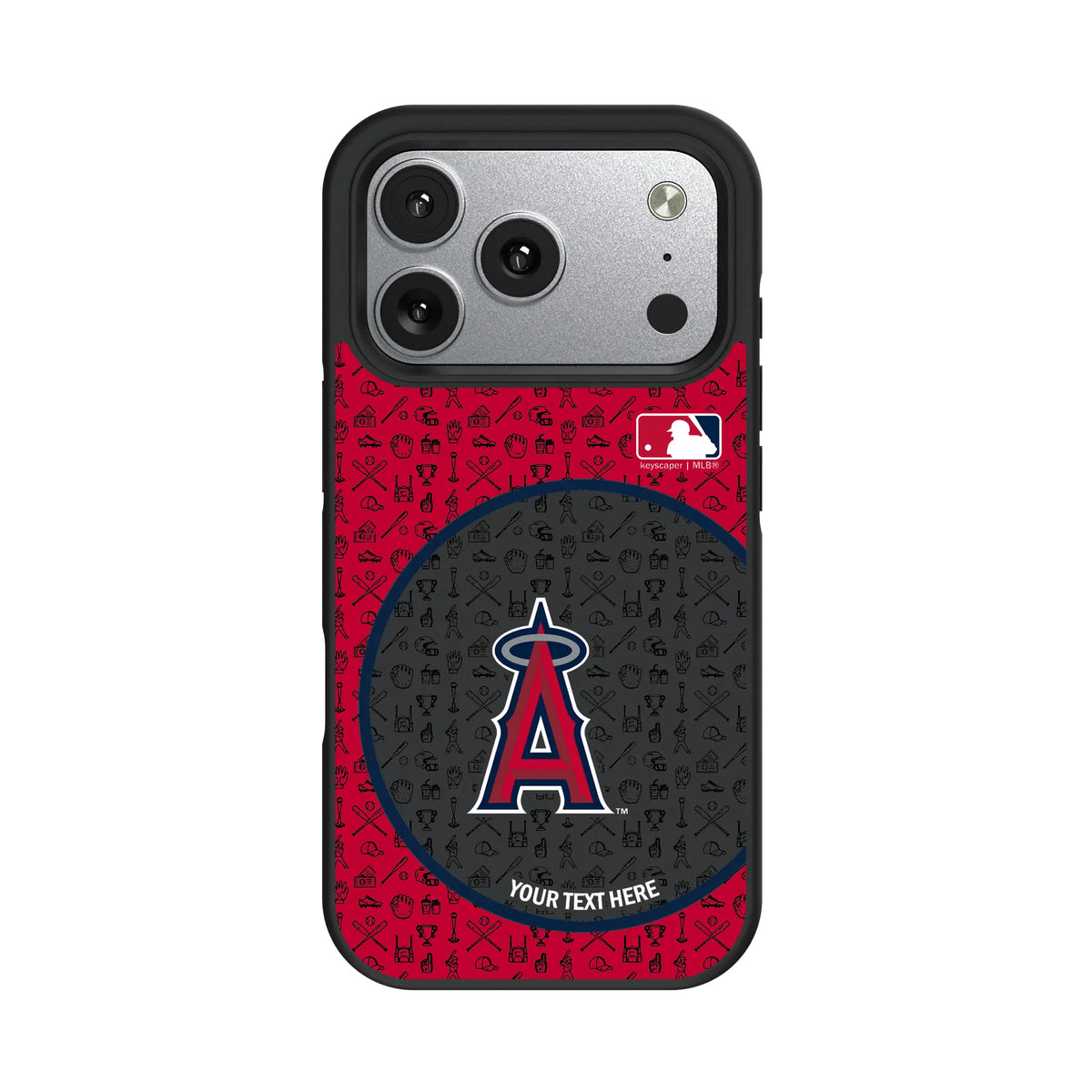 Los Angeles Angels Personalized Circle iPhone Bump Phone Case for Apple iPhone#Device_iPhone 17 Pro