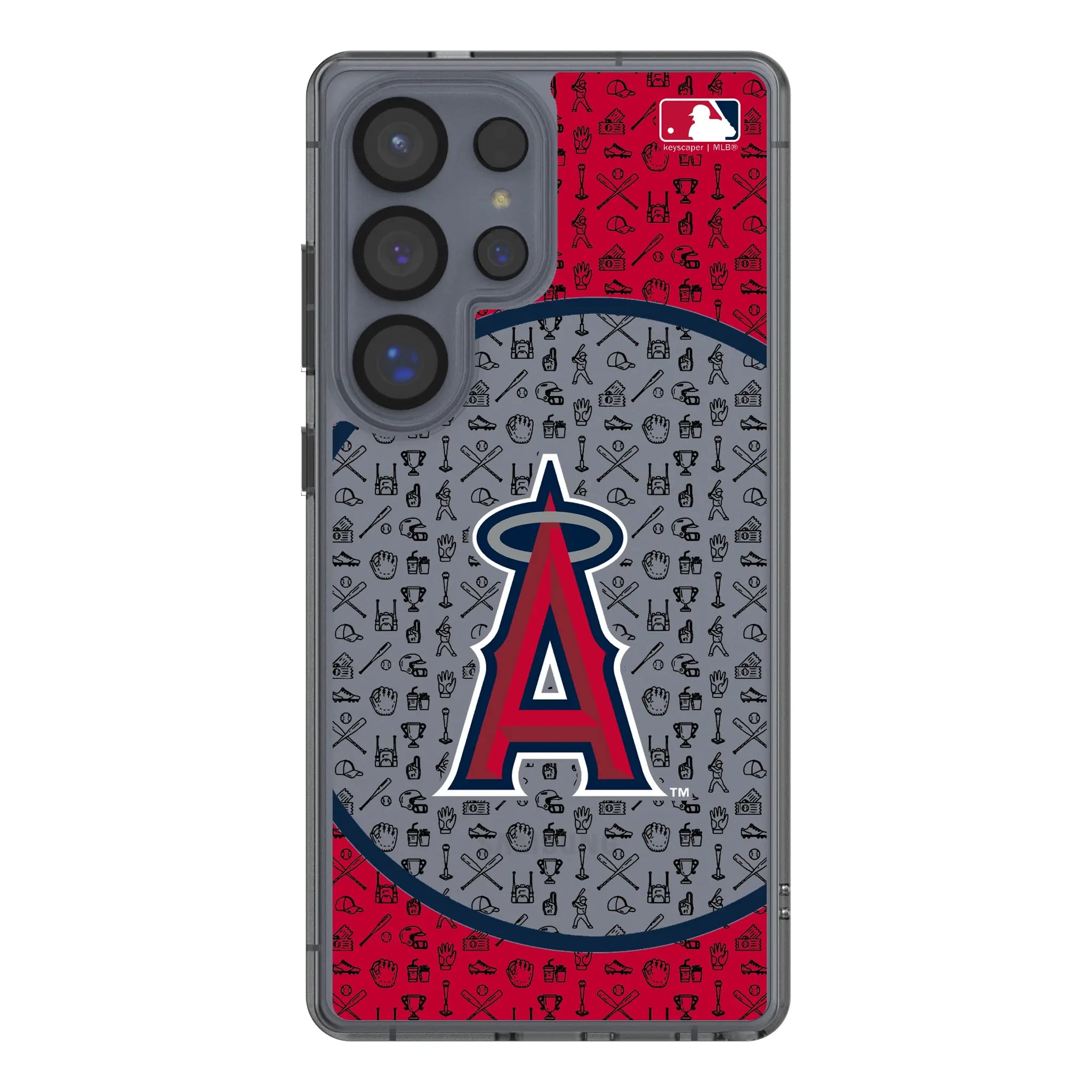 Los Angeles Angels Personalized Circle Galaxy Clear Phone Case for Samsung Galaxy#Device_Galaxy S25 Ultra