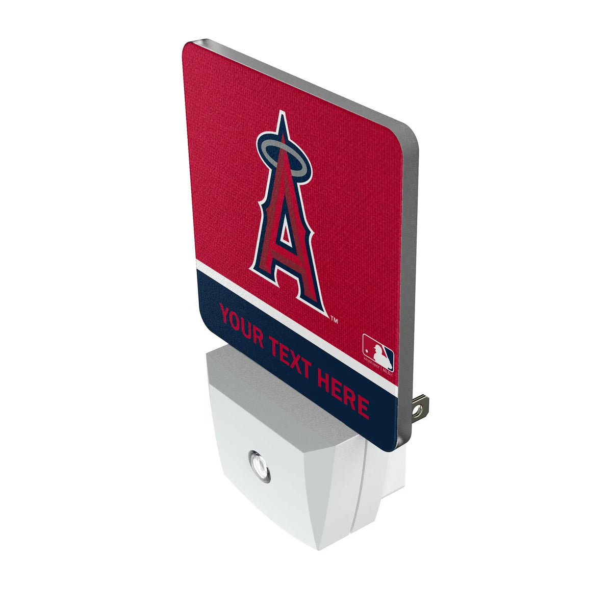 Los Angeles Angels Personalized Endzone Solid Night Light 2-Pack - Isometric View