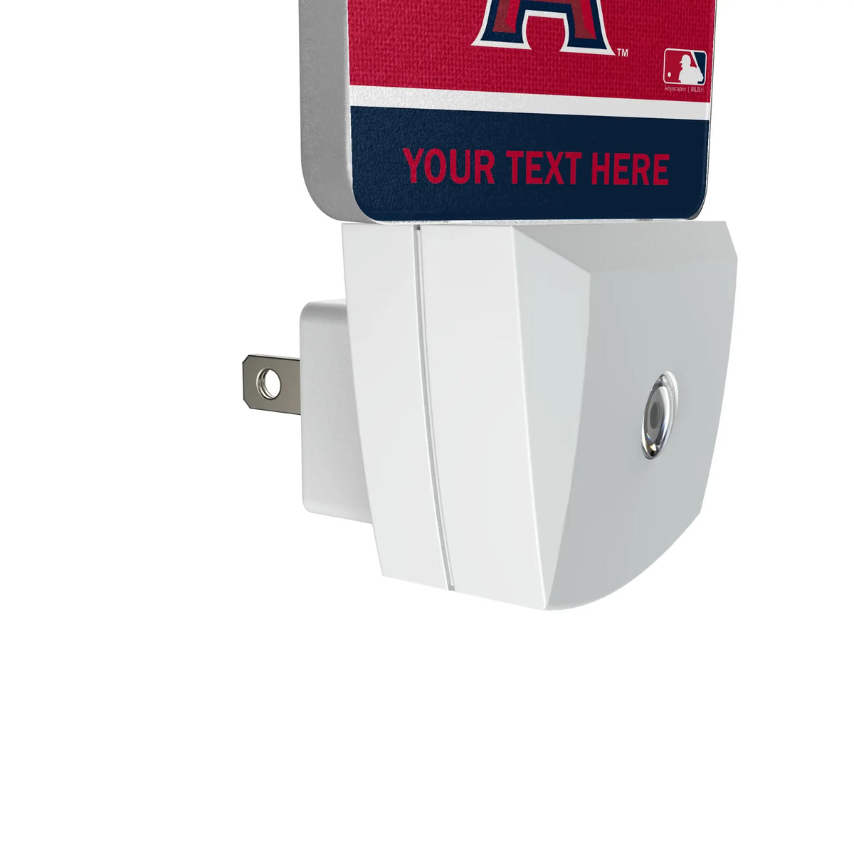 Los Angeles Angels Personalized Endzone Solid Night Light 2-Pack - Detail
