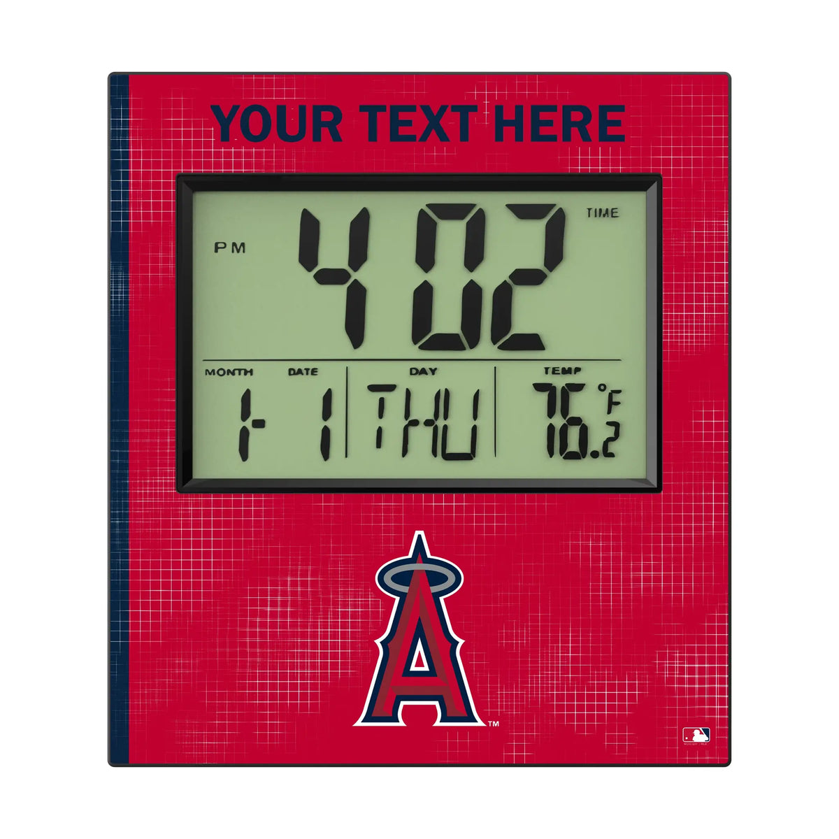 Los Angeles Angels Personalized Hatch Wall Clock