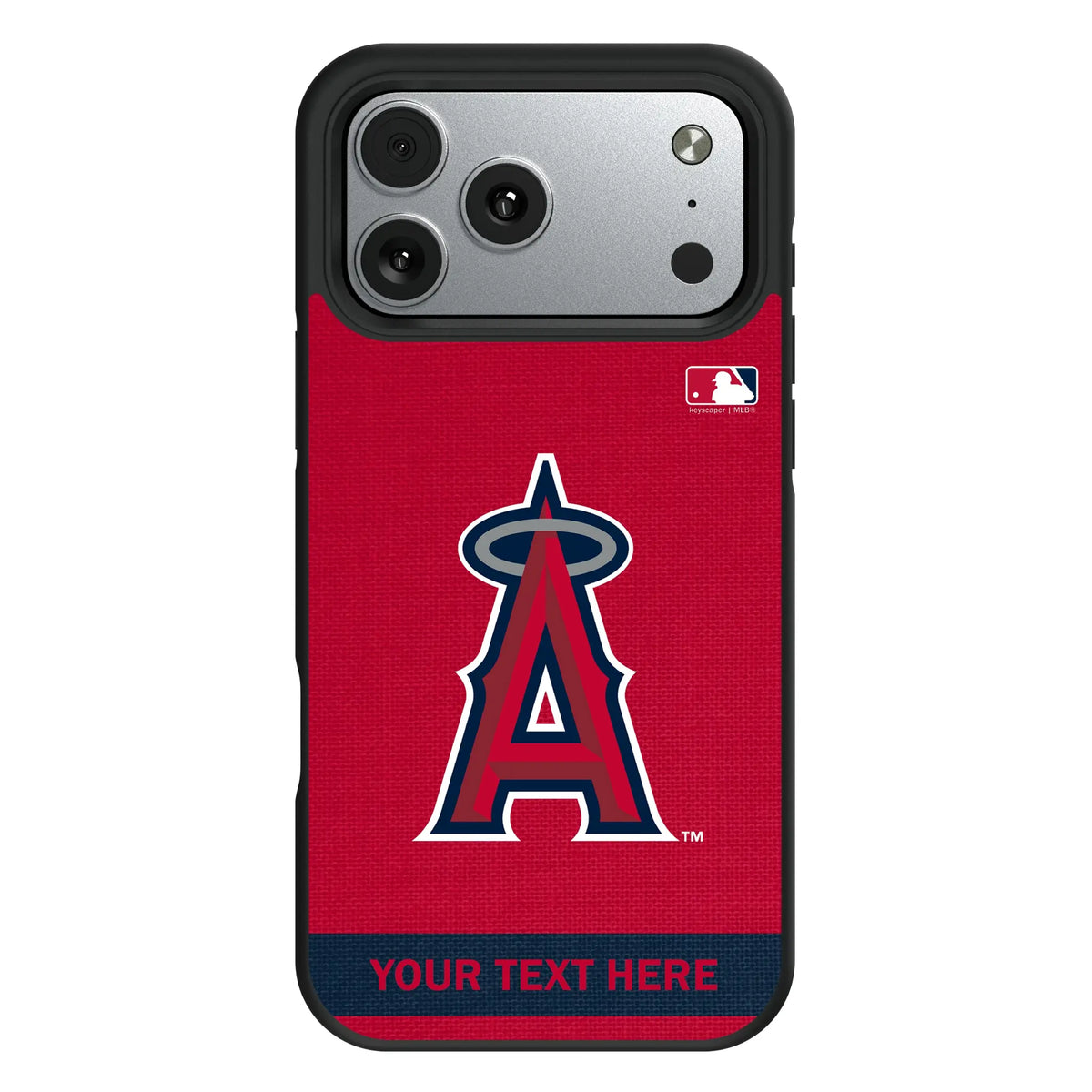 Los Angeles Angels Personalized Stripe iPhone Bump Phone Case for Apple iPhone#Device_iPhone 17 Pro Max