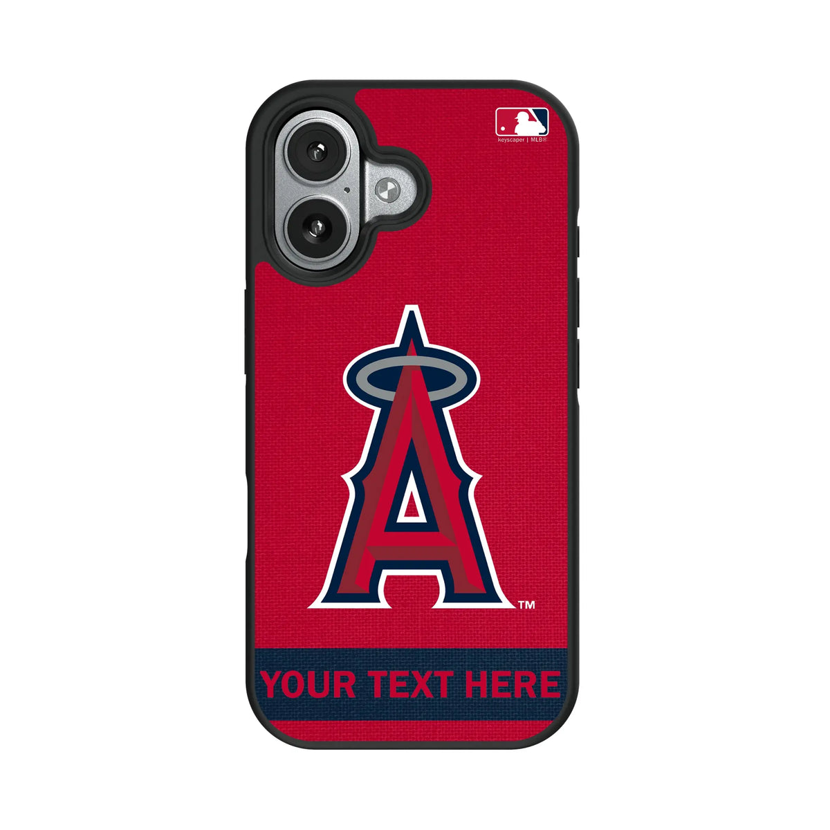 Los Angeles Angels Personalized Stripe iPhone Bump Phone Case for Apple iPhone#Device_iPhone 17
