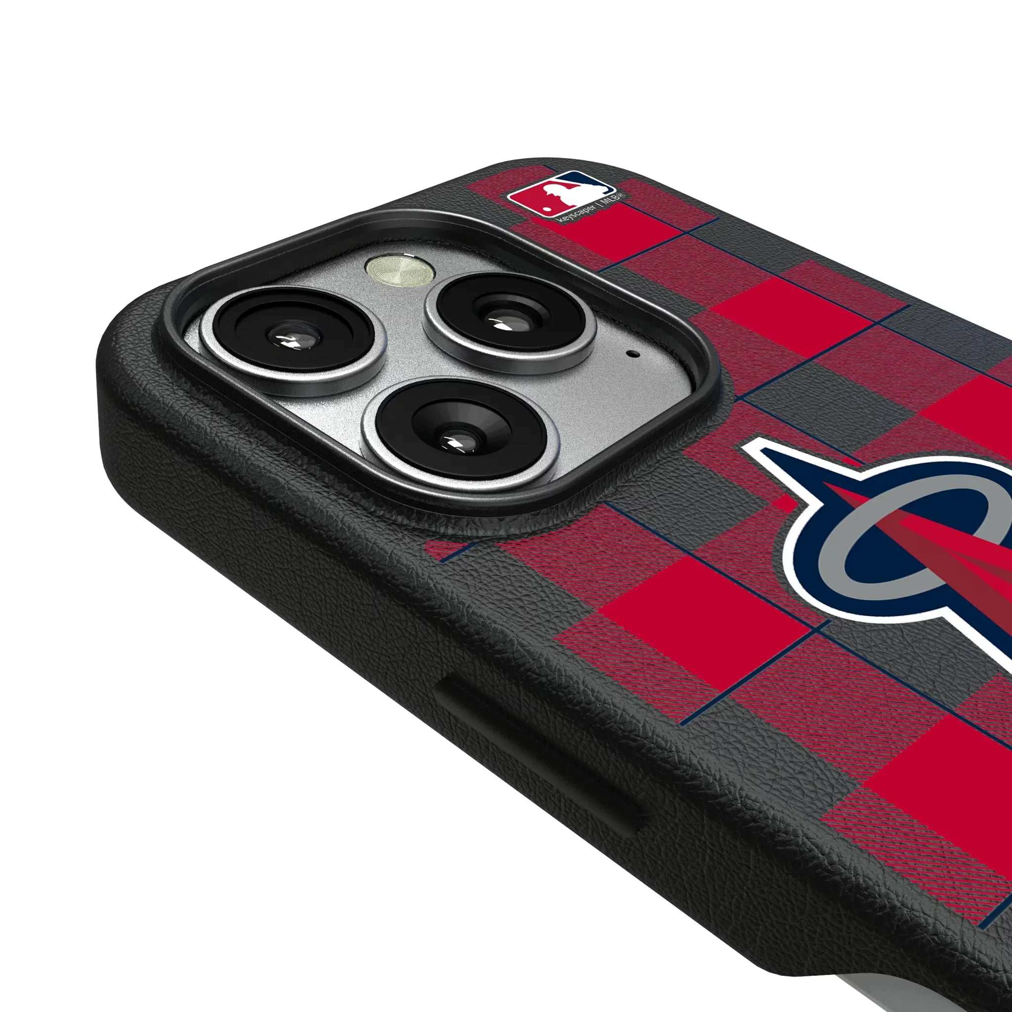 Los Angeles Angels Plaid iPhone MagSafe Compatible Phone Case for Apple iPhone - Detail