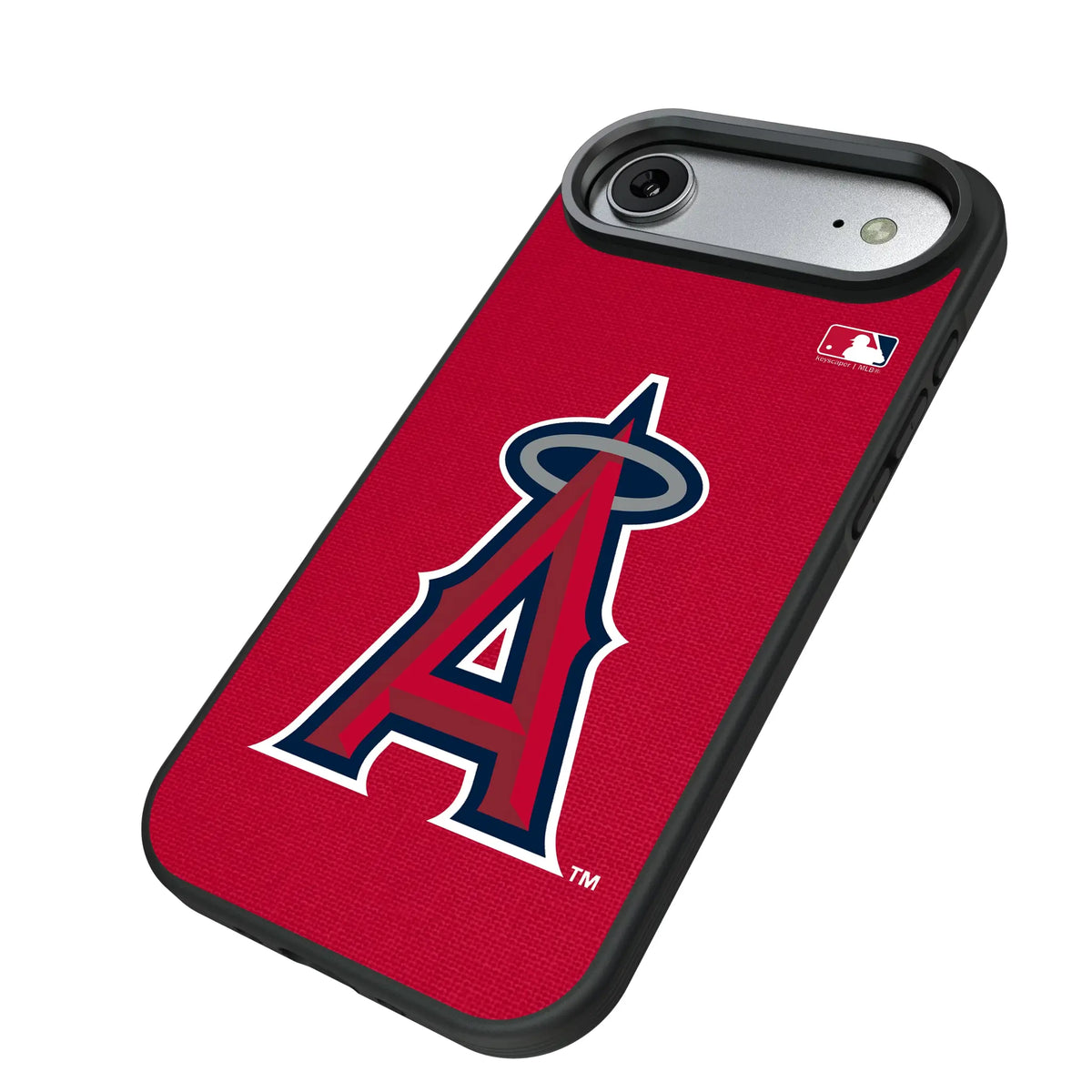 Los Angeles Angels Solid iPhone Bump Phone Case for Apple iPhone - Isometric View#Device_iPhone Air