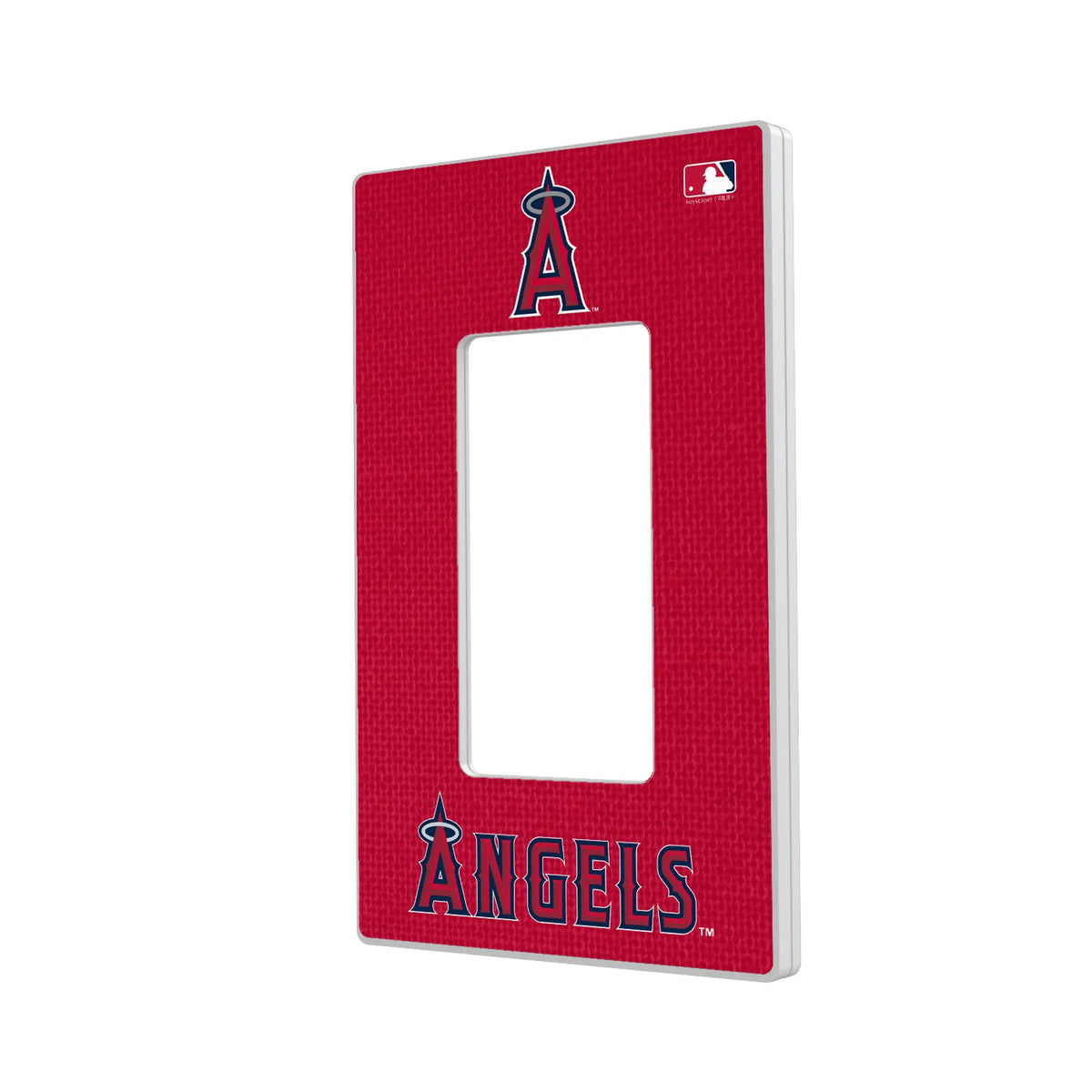 Los Angeles Angels Solid Hidden-Screw Light Switch Plate#Style_Single Rocker