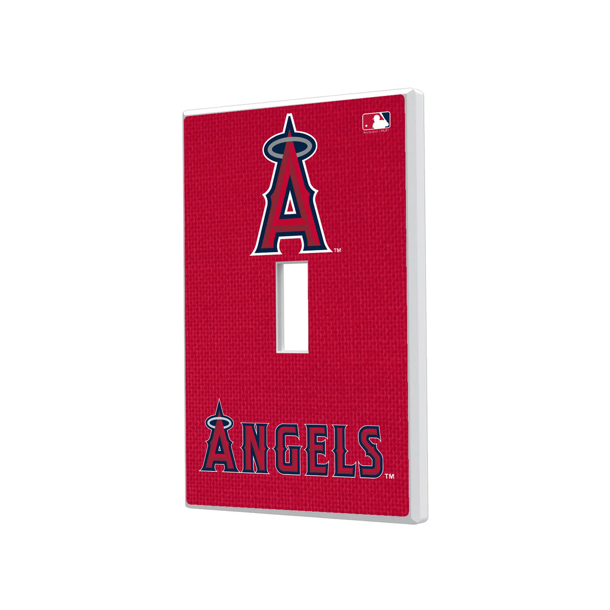Los Angeles Angels Solid Hidden-Screw Light Switch Plate#Style_Single Toggle