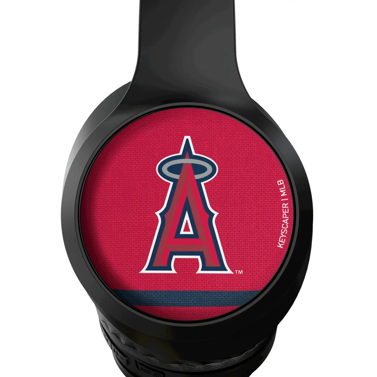 Los Angeles Angels Stripe Wireless Over-Ear Headphones With Case - Detail