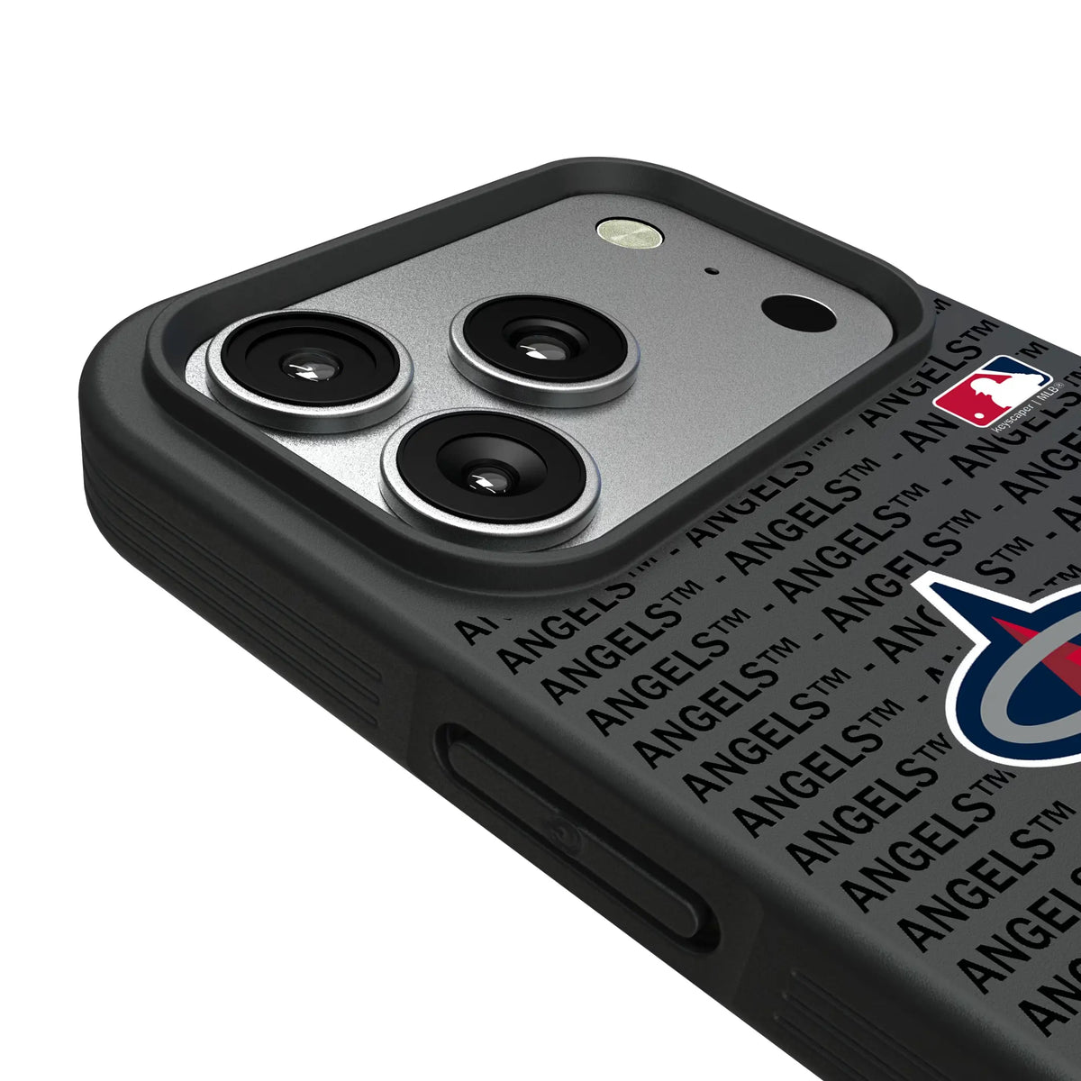 Los Angeles Angels Text Backdrop iPhone Bump Phone Case for Apple iPhone - Detail#Device_iPhone 17 Pro