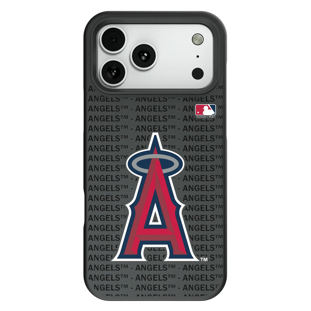 Los Angeles Angels Text Backdrop Bump Phone Case for Apple iPhone