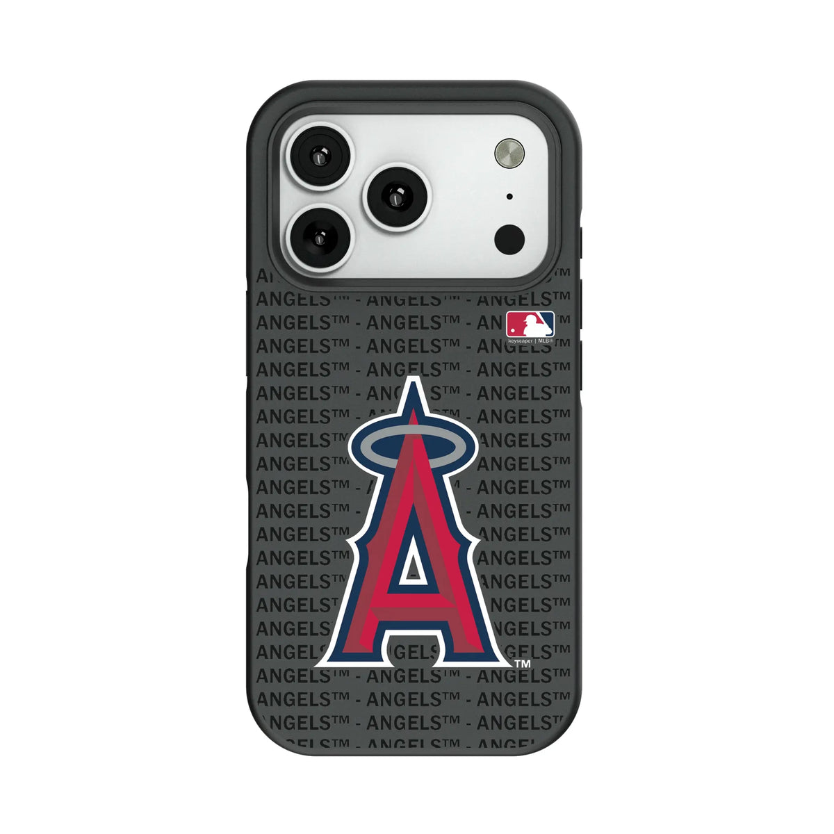 Los Angeles Angels Text Backdrop Bump Phone Case for Apple iPhone