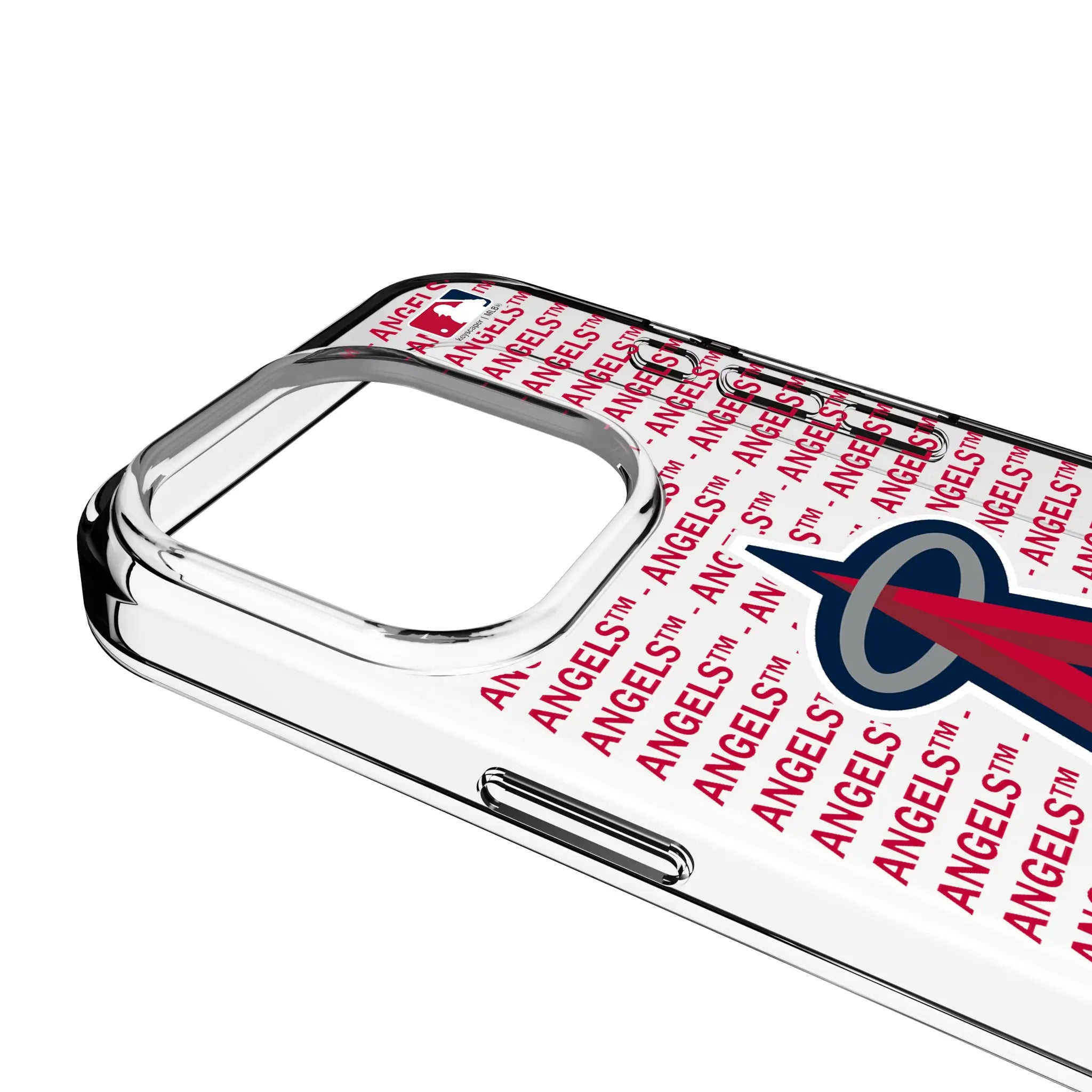 Los Angeles Angels Text Backdrop iPhone Clear Phone Case for Apple iPhone - Detail