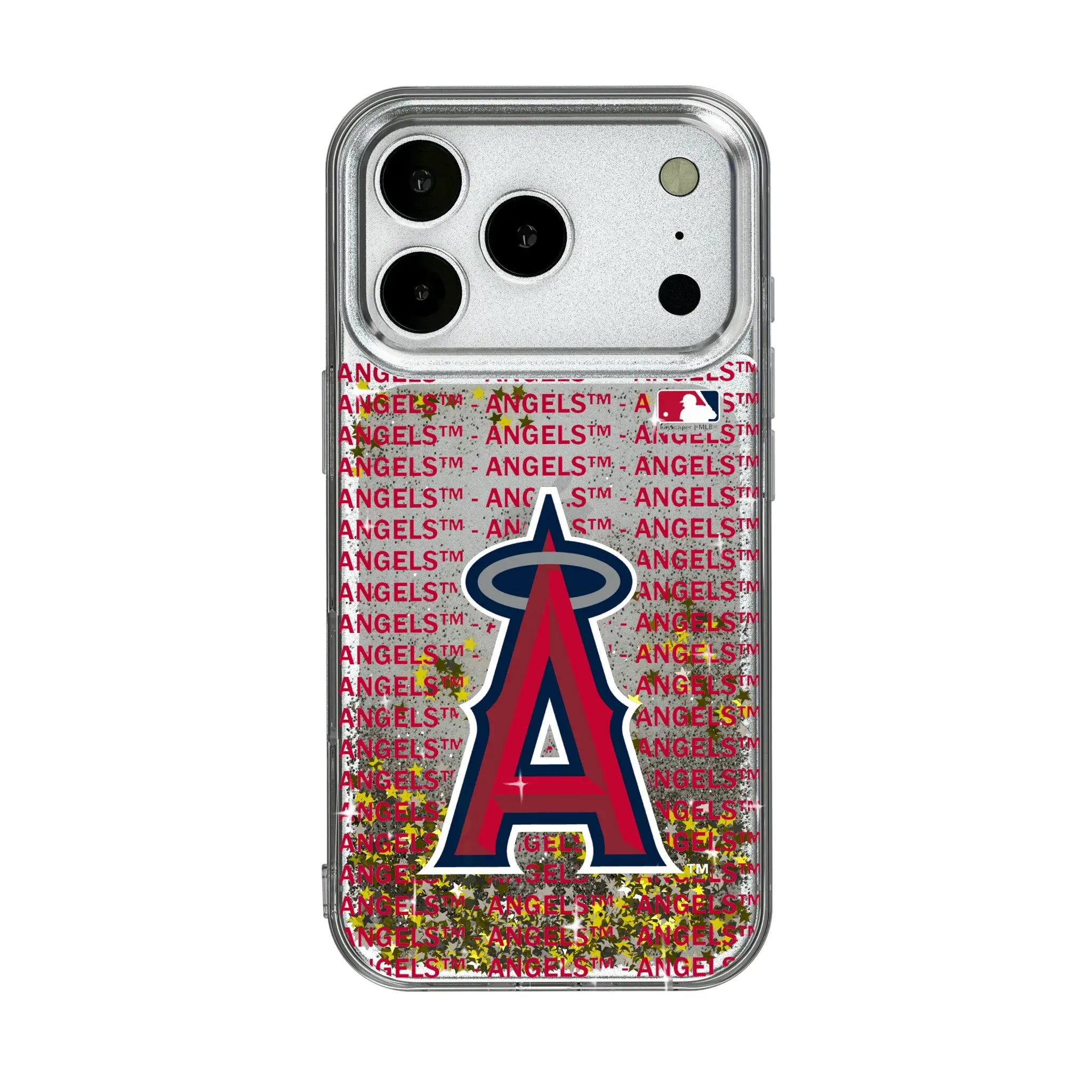 Los Angeles Angels Text Backdrop iPhone Glitter Phone Case for Apple iPhone