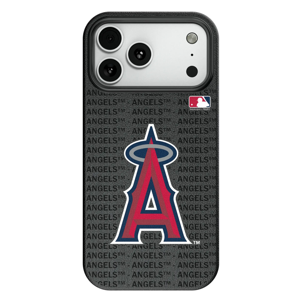 Los Angeles Angels Text Backdrop MagSafe Compatible Phone Case for Apple iPhone