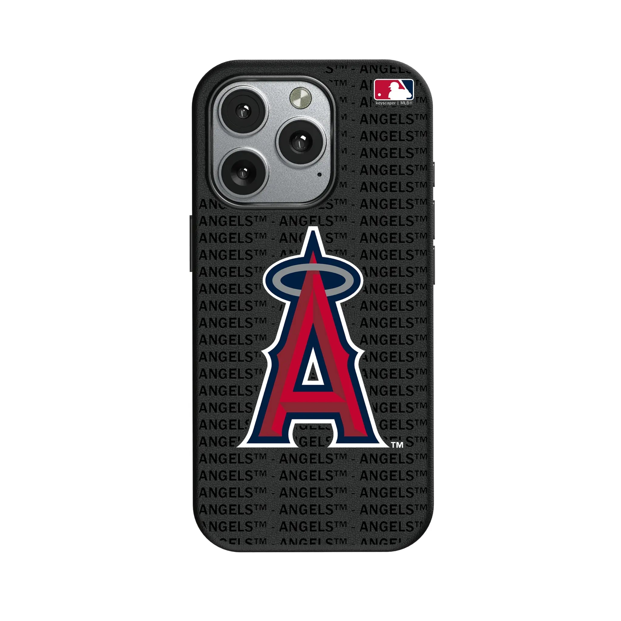 Los Angeles Angels Text Backdrop iPhone MagSafe Compatible Phone Case for Apple iPhone