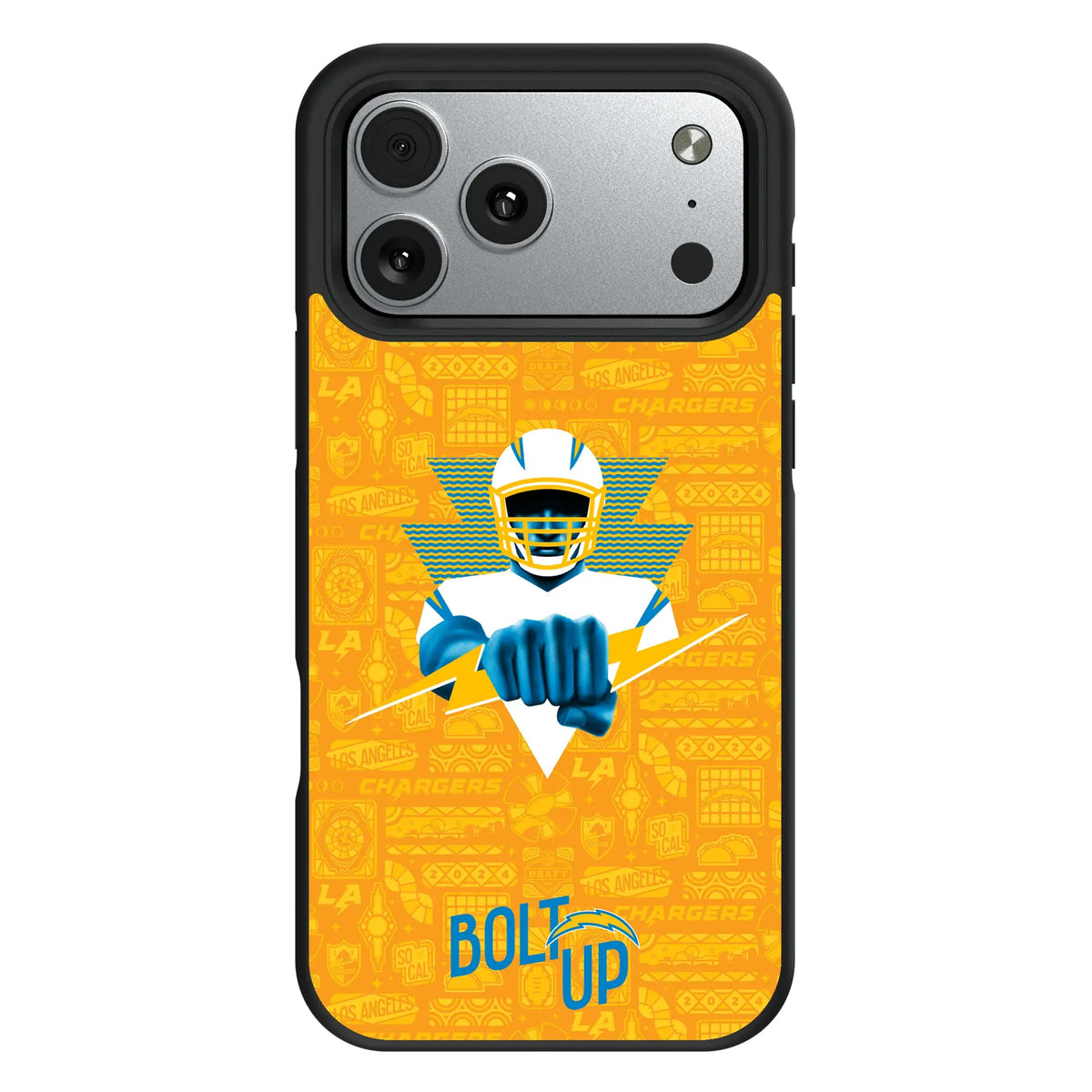 Los Angeles Chargers Deco iPhone Bump Phone Case for Apple iPhone#Device_iPhone 17 Pro Max