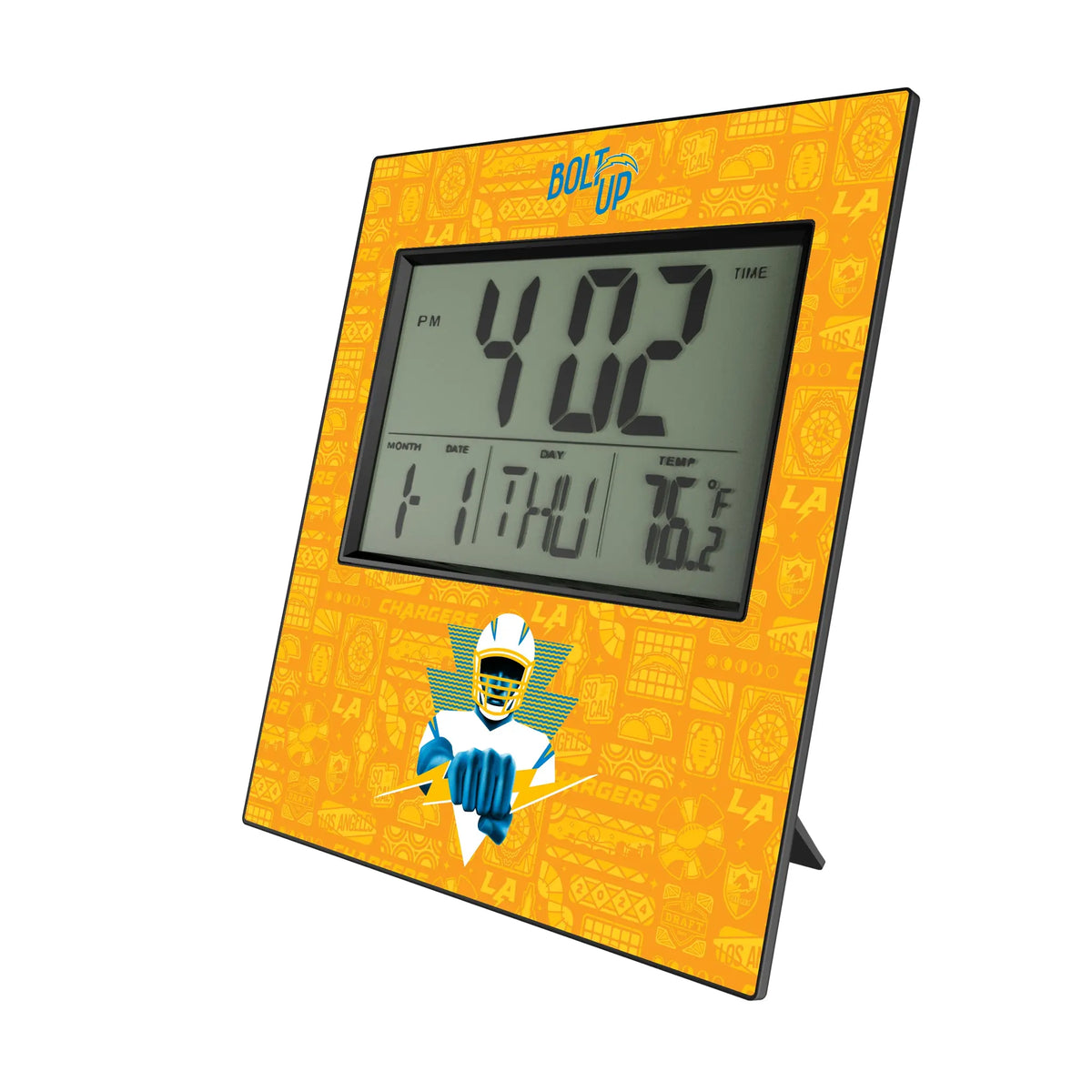 Los Angeles Chargers Deco Wall Clock