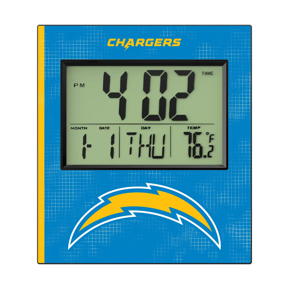 Los Angeles Chargers Hatch Wall Clock