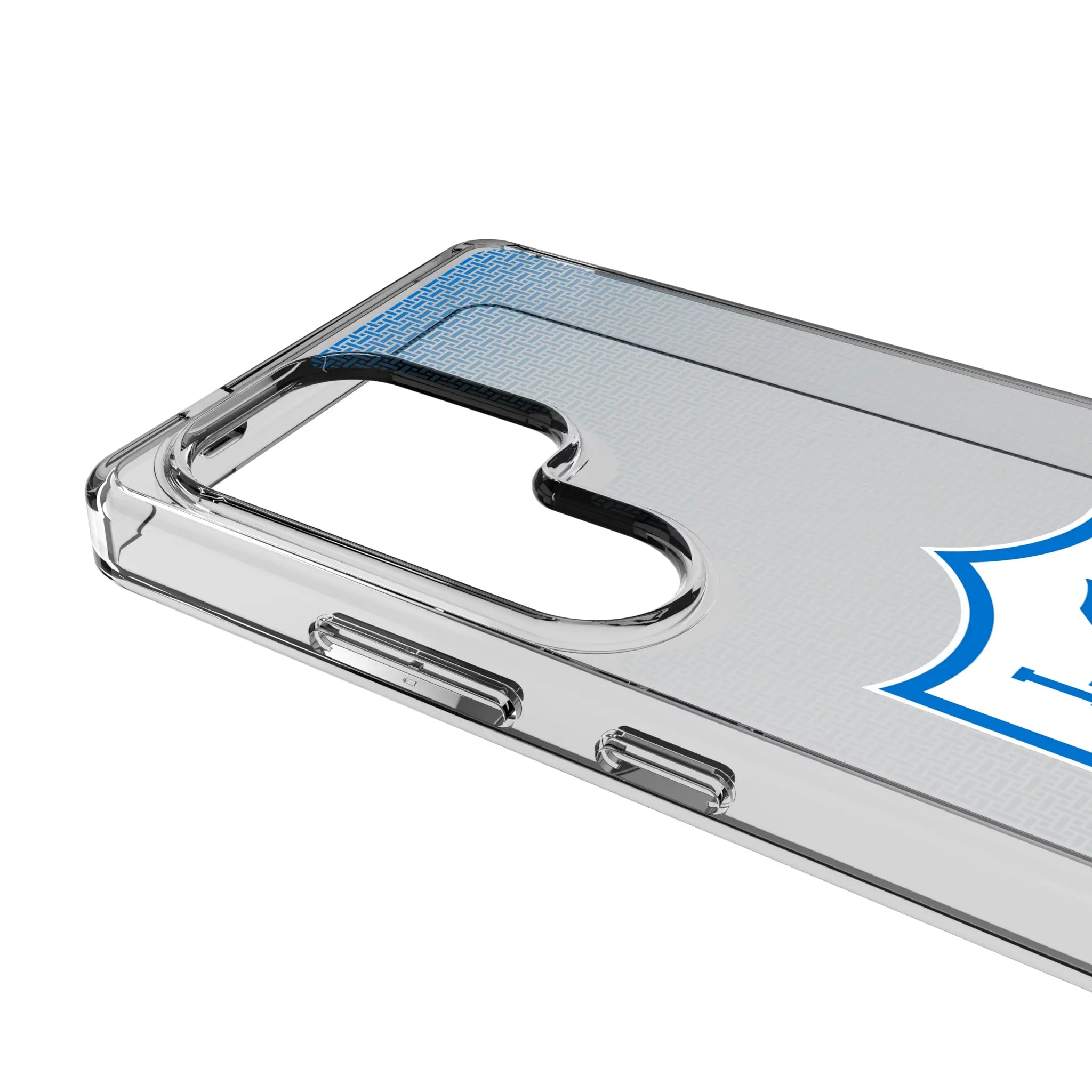 Los Angeles Chargers Historic Collection Linen Galaxy Clear Phone Case for Samsung Galaxy - Detail#Device_Galaxy S25 Ultra