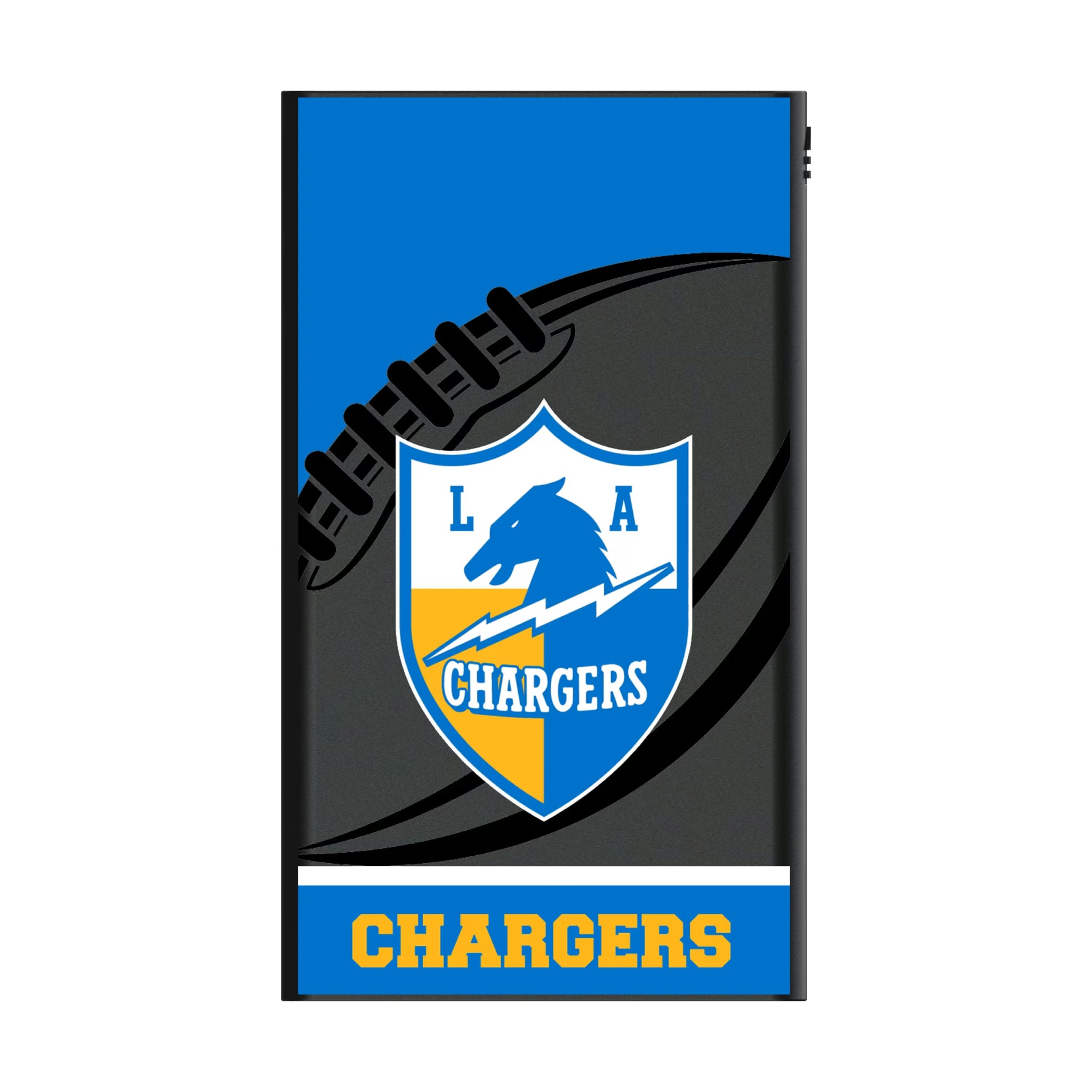 Los Angeles Chargers Historic Collection Passtime 5000mAh Flat Powerbank
