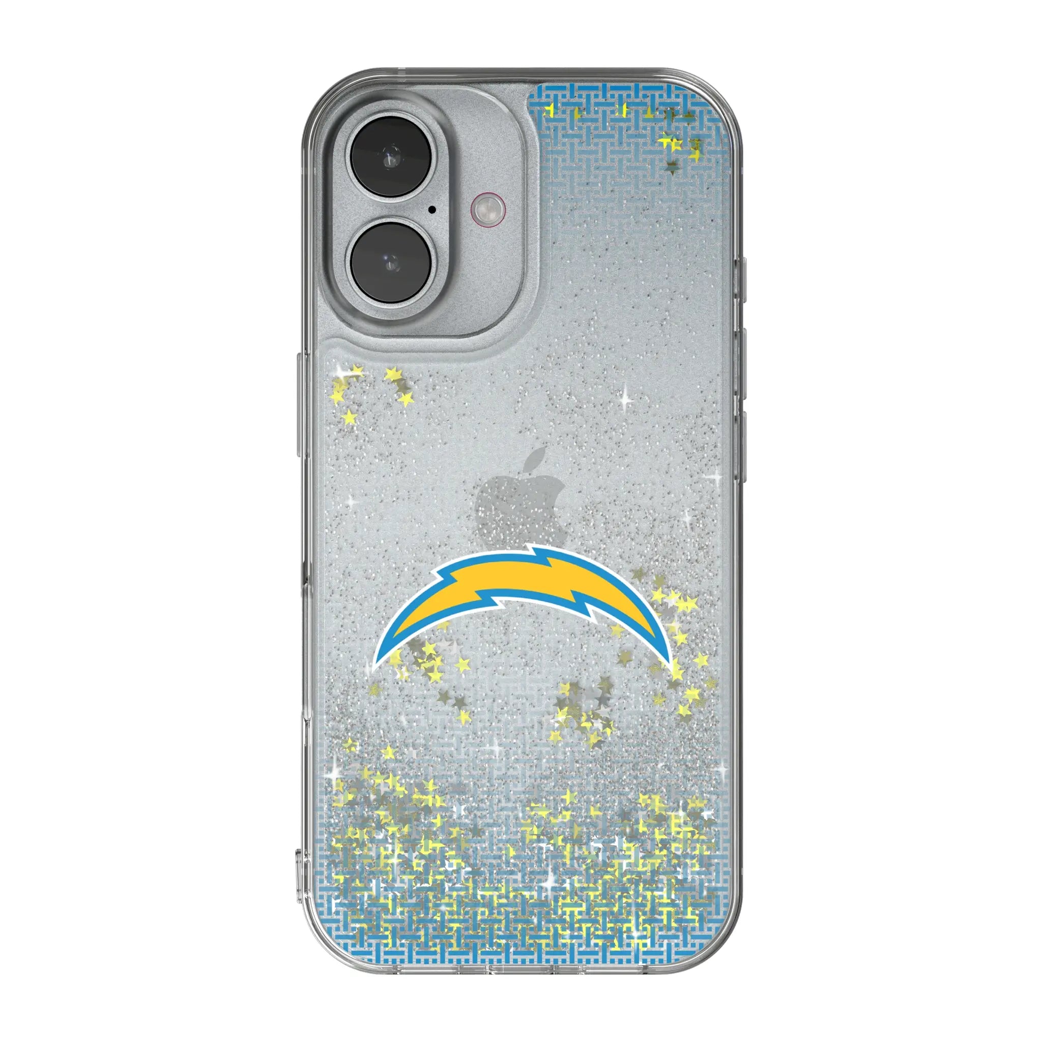 Los Angeles Chargers Linen iPhone Glitter Phone Case for Apple iPhone