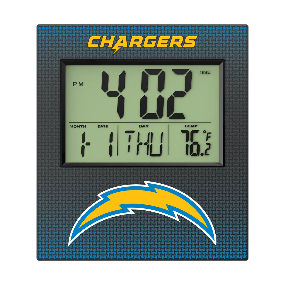 Los Angeles Chargers Linen Wall Clock