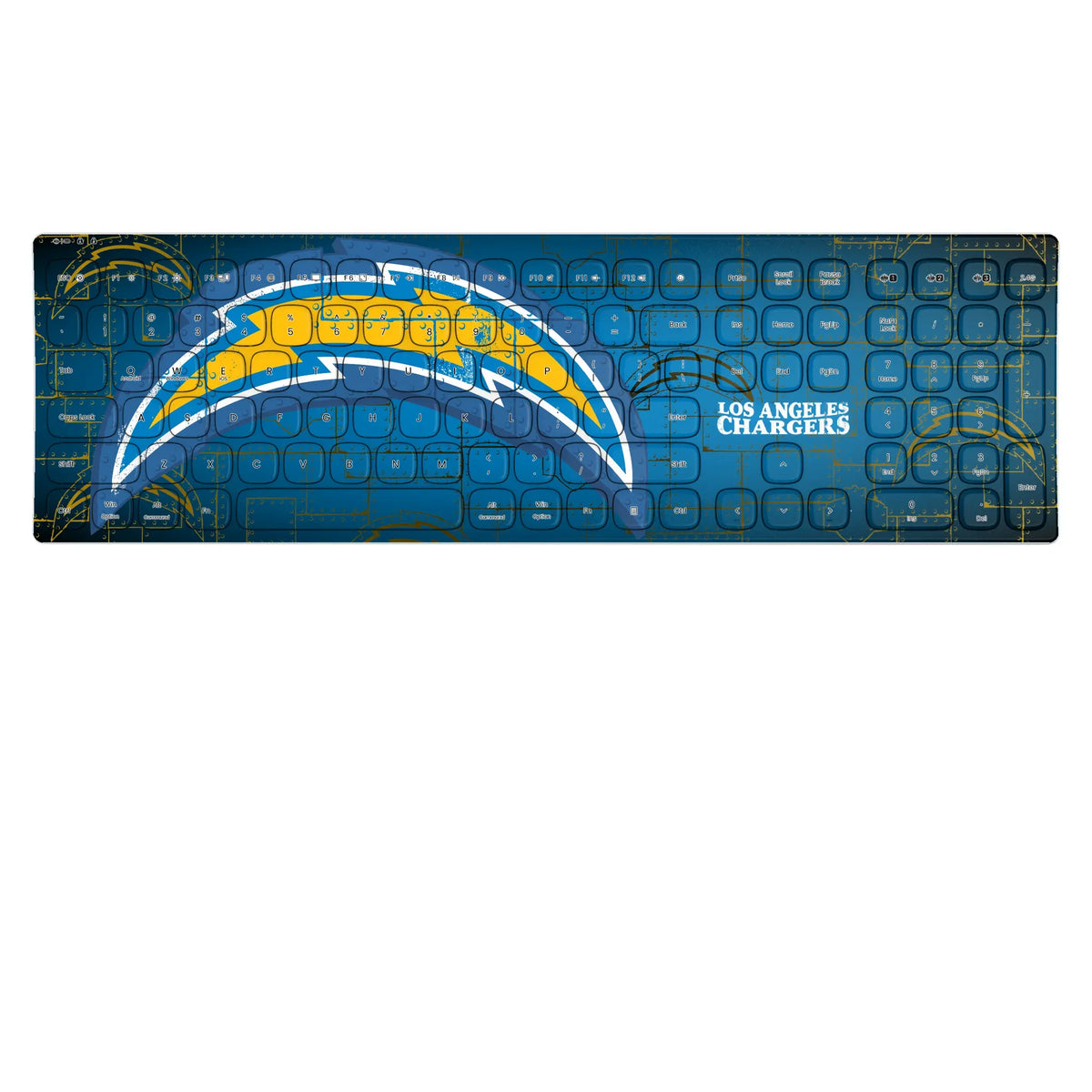 Los Angeles Chargers Rivet KKB605 Curved Wireless Keyboard