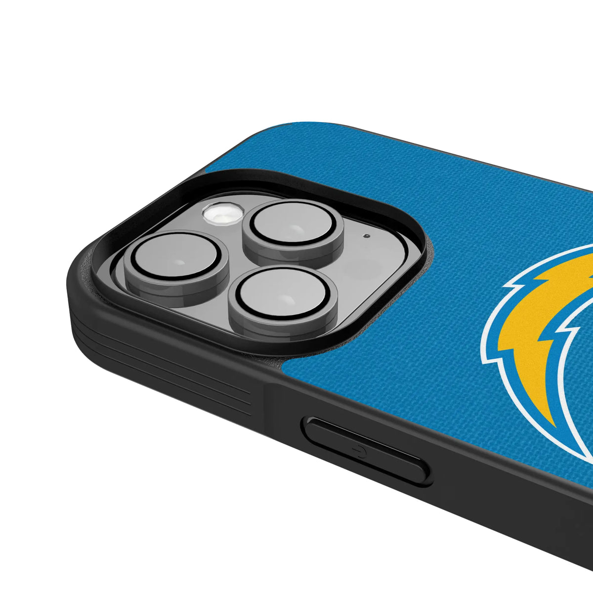 Los Angeles Chargers Stripe iPhone Bump Phone Case for Apple iPhone - Detail