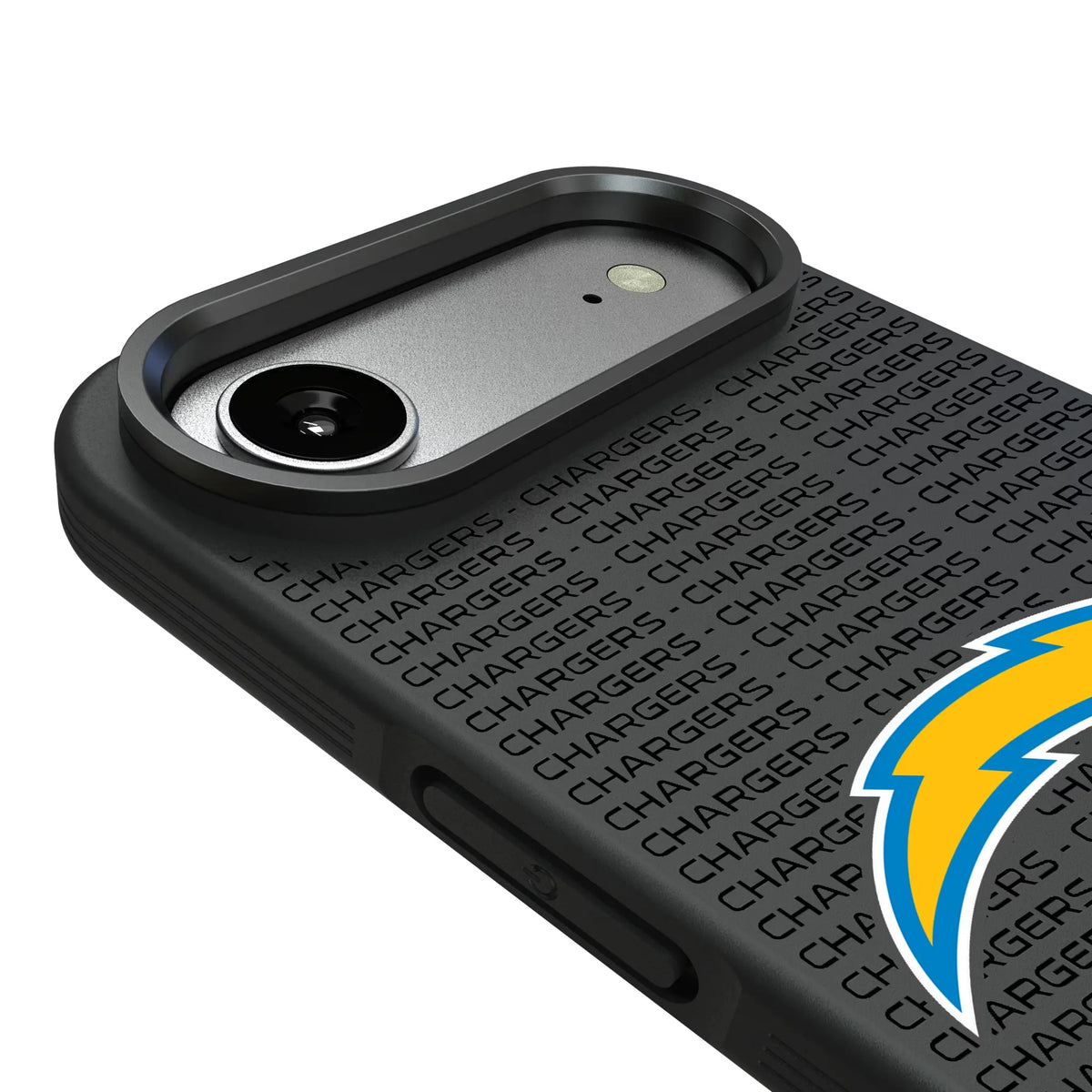 Los Angeles Chargers Text Backdrop iPhone Bump Phone Case for Apple iPhone - Detail#Device_iPhone Air