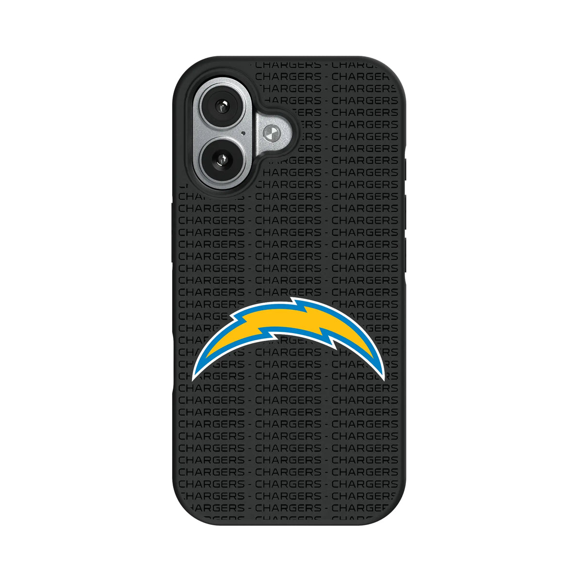 Los Angeles Chargers Text Backdrop iPhone Bump Phone Case for Apple iPhone#Device_iPhone 17