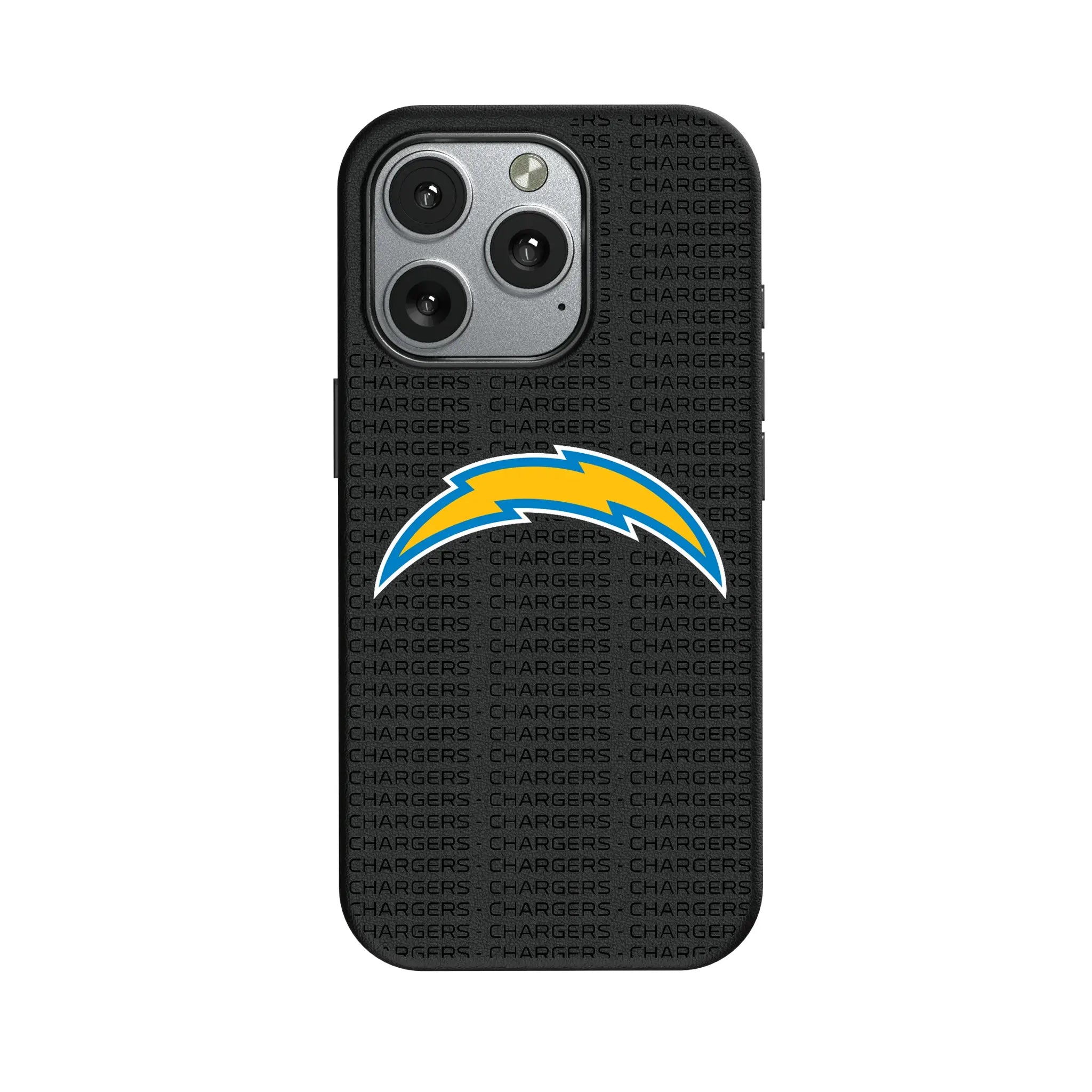 Los Angeles Chargers Text Backdrop iPhone MagSafe Compatible Phone Case for Apple iPhone