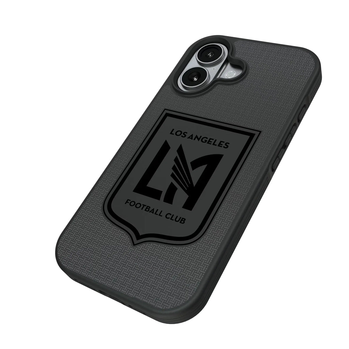 Los Angeles Football Club Linen iPhone Bump Phone Case for Apple iPhone - Isometric View#Device_iPhone 17