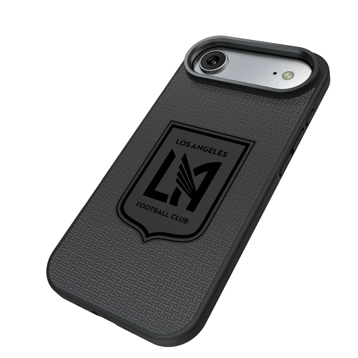 Los Angeles Football Club Linen iPhone Bump Phone Case for Apple iPhone - Isometric View#Device_iPhone Air