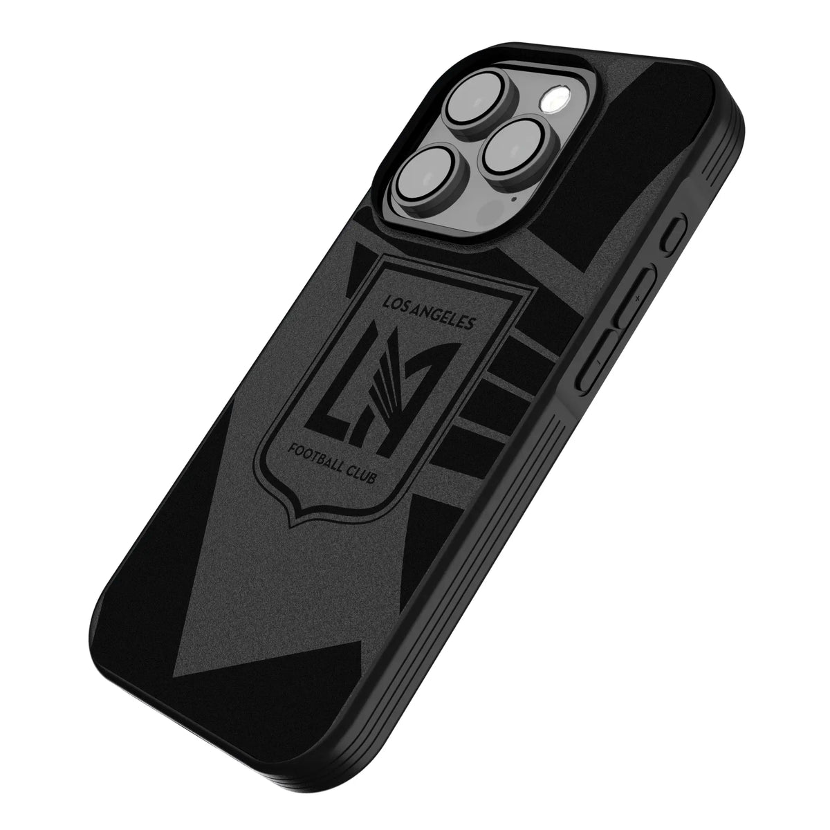 Los Angeles Football Club Monocolor Tilt iPhone Bump Phone Case for Apple iPhone - Isometric View