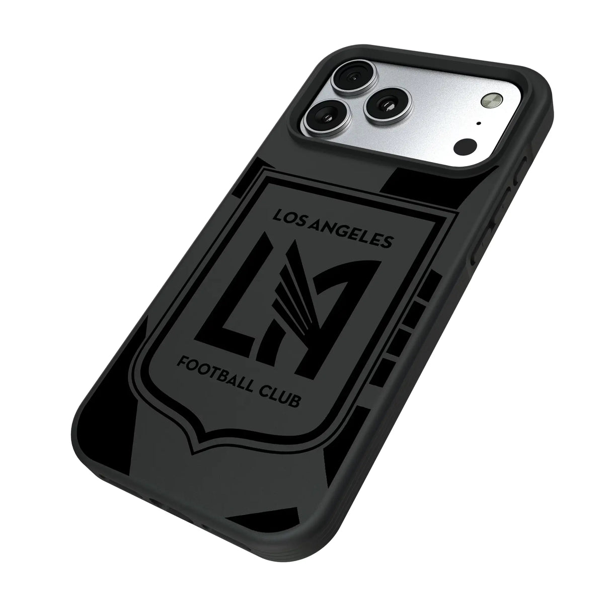 Los Angeles Football Club Monocolor Tilt iPhone Bump Phone Case for Apple iPhone - Isometric View#Device_iPhone 17 Pro Max
