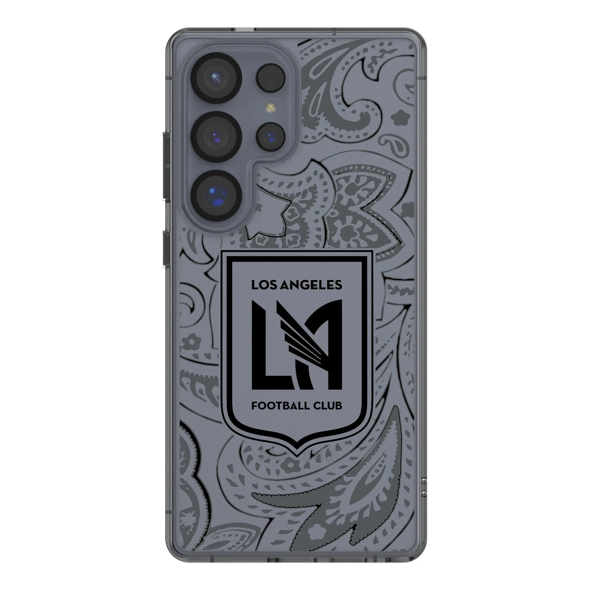 Los Angeles Football Club Paisley Galaxy Clear Phone Case for Samsung Galaxy#Device_Galaxy S25 Ultra