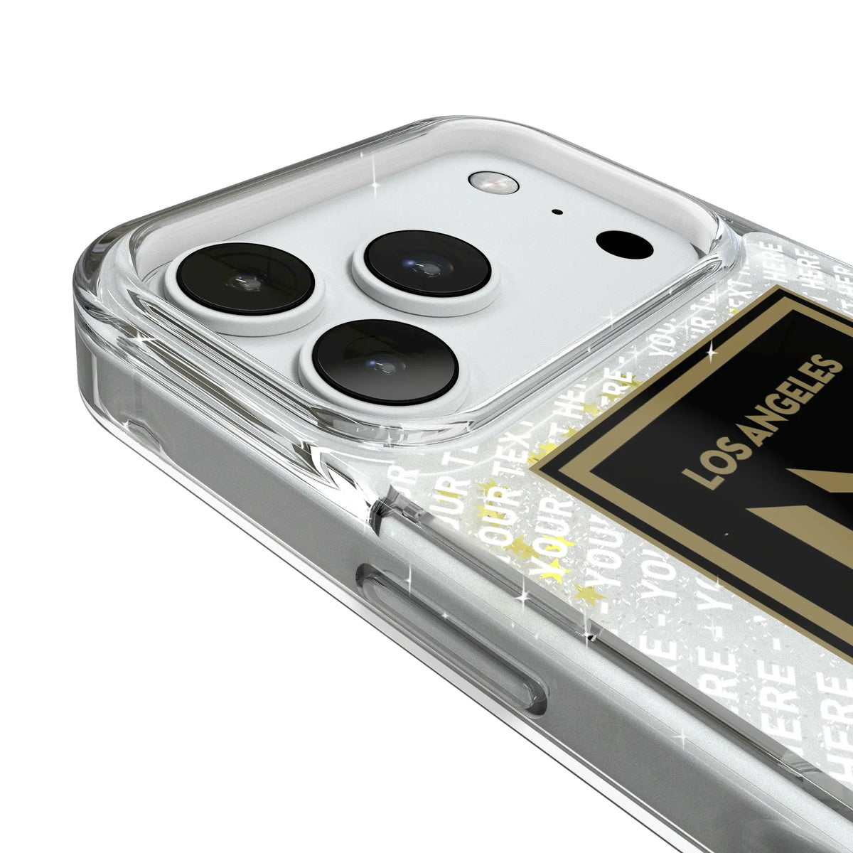Los Angeles Football Club Personalized EndZone Plus iPhone Glitter Phone Case for Apple iPhone - Detail#Device_iPhone 18 Pro