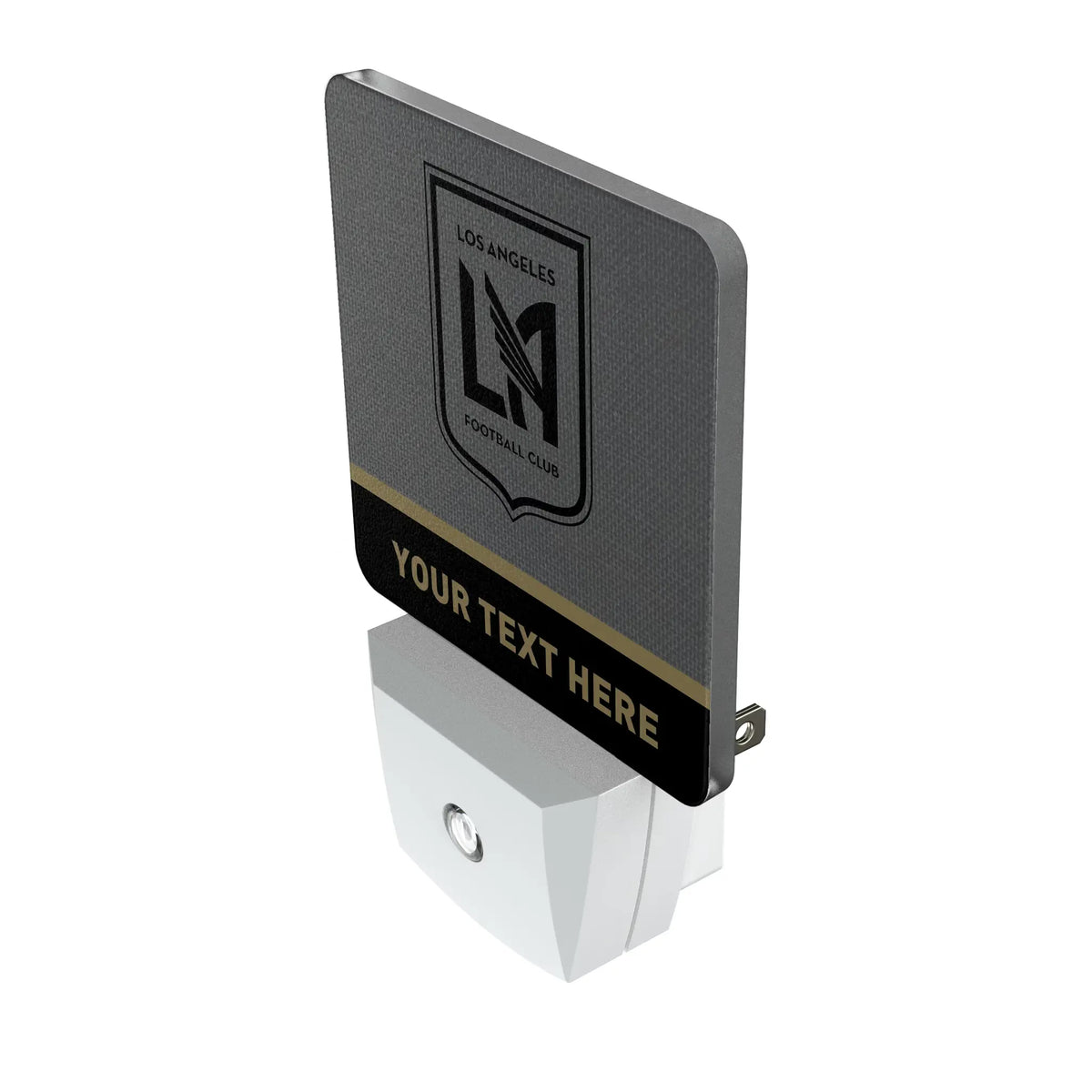 Los Angeles Football Club Personalized Endzone Solid Night Light 2-Pack - Isometric View