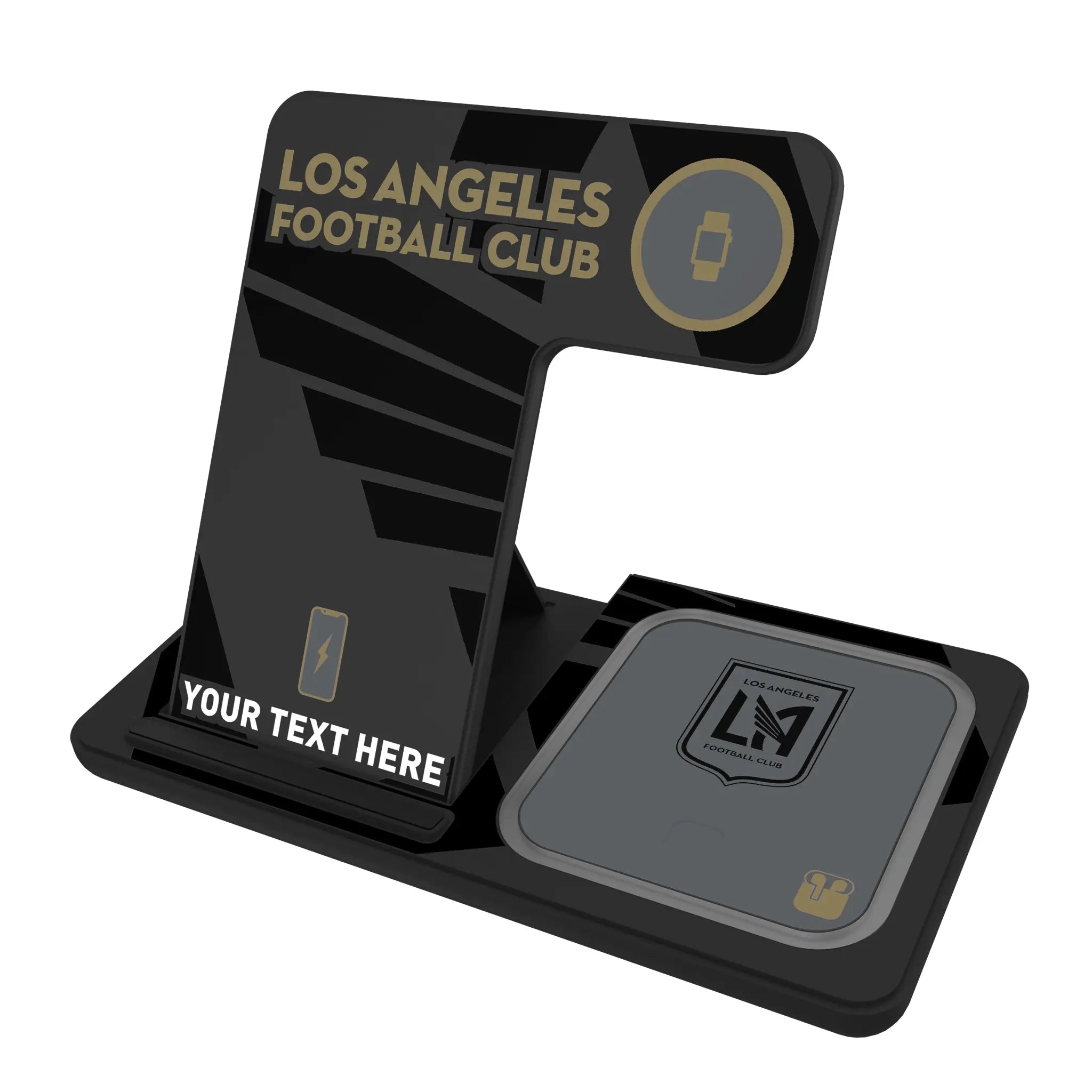 Los Angeles Football Club Personalized Tilt 3 in 1 Charging Station
