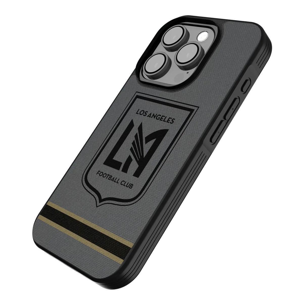 Los Angeles Football Club Stripe iPhone Bump Phone Case for Apple iPhone - Isometric View