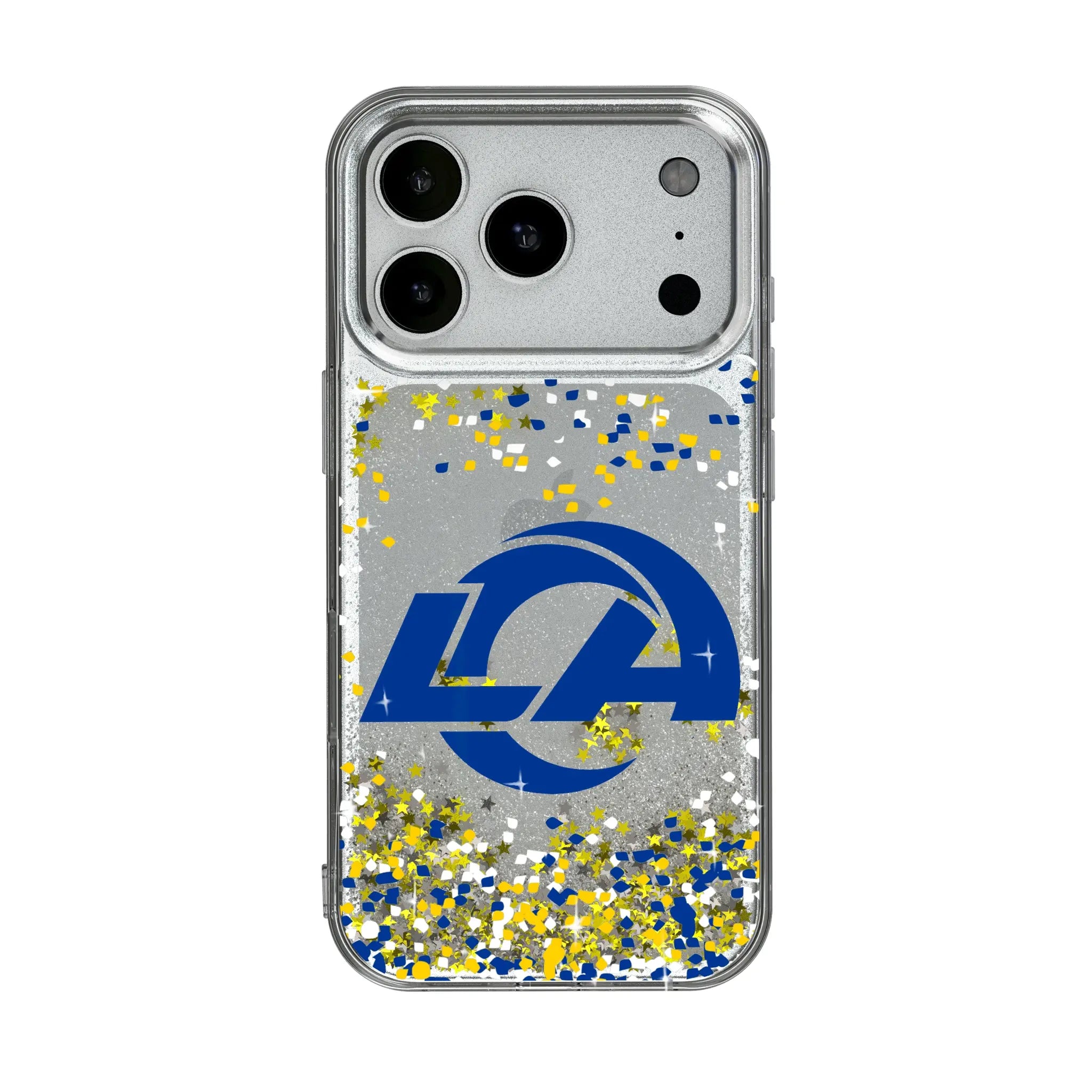 Los Angeles Rams Confetti iPhone Glitter Phone Case for Apple iPhone