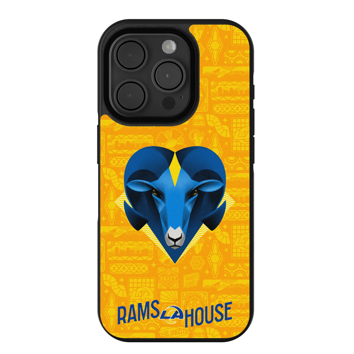 Los Angeles Rams Deco iPhone Bump Phone Case for Apple iPhone