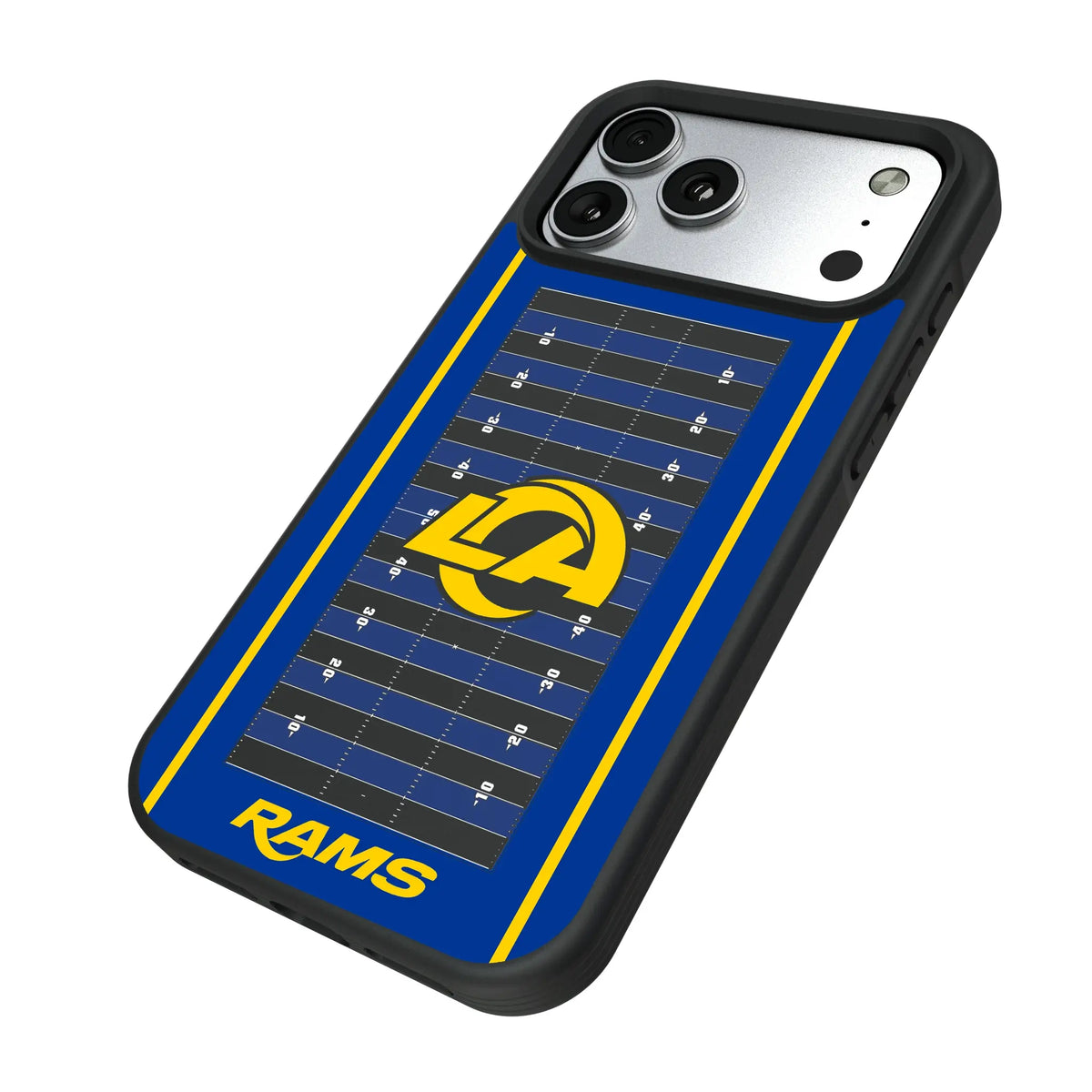 Los Angeles Rams Field iPhone Bump Phone Case for Apple iPhone - Isometric View#Device_iPhone 17 Pro Max