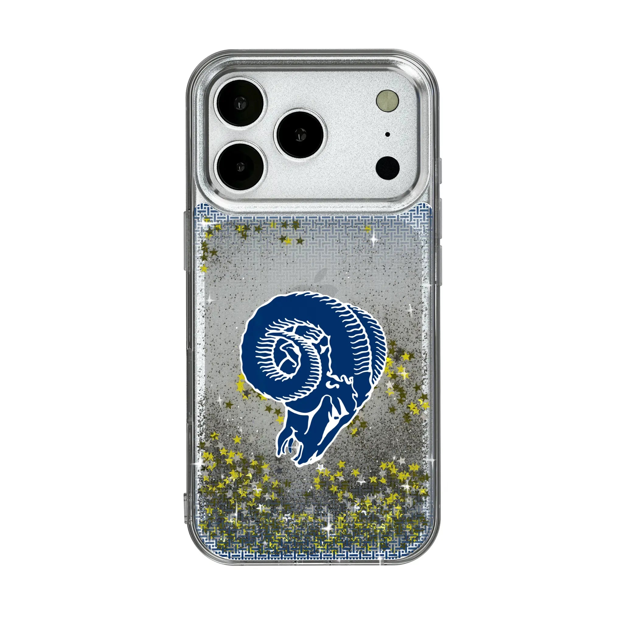 Los Angeles Rams Historic Collection Linen iPhone Glitter Phone Case for Apple iPhone