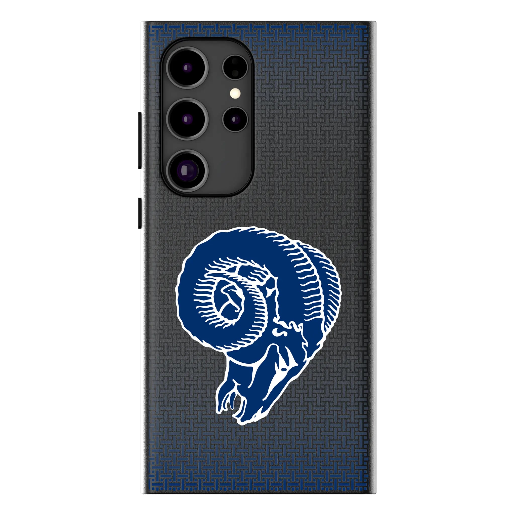 Los Angeles Rams Historic Collection Linen Galaxy MagSafe Compatible Phone Case for Samsung Galaxy