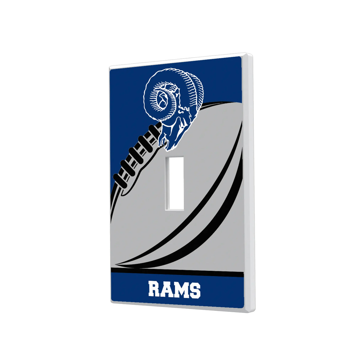 Los Angeles Rams Historic Collection Passtime Hidden-Screw Light Switch Plate#Style_Single Toggle