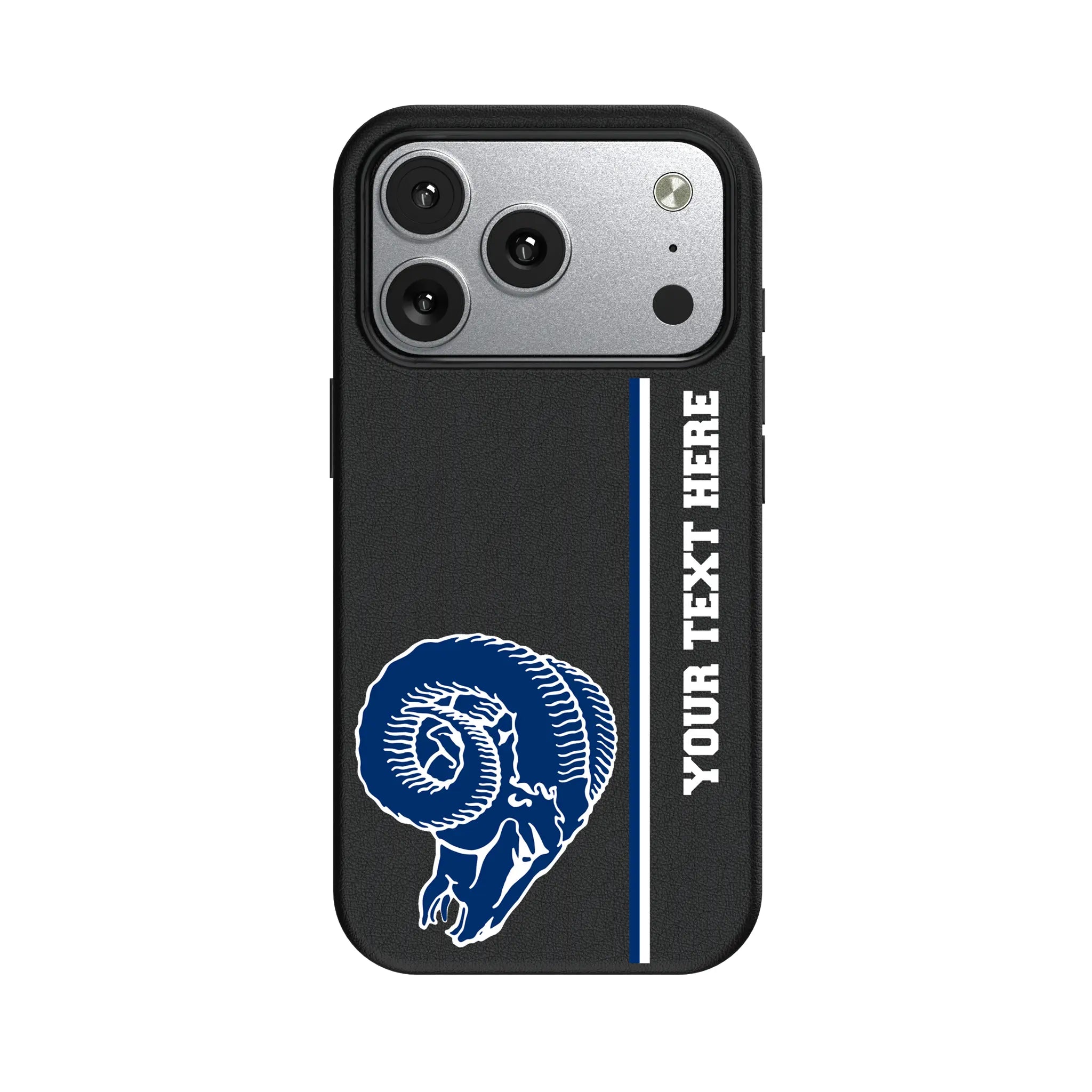 Los Angeles Rams Historic Collection Personalized Sidebard iPhone MagSafe Compatible Phone Case for Apple iPhone#Device_iPhone 17 Pro